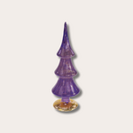 Decoratie kerstboom - Glas - Lavendel