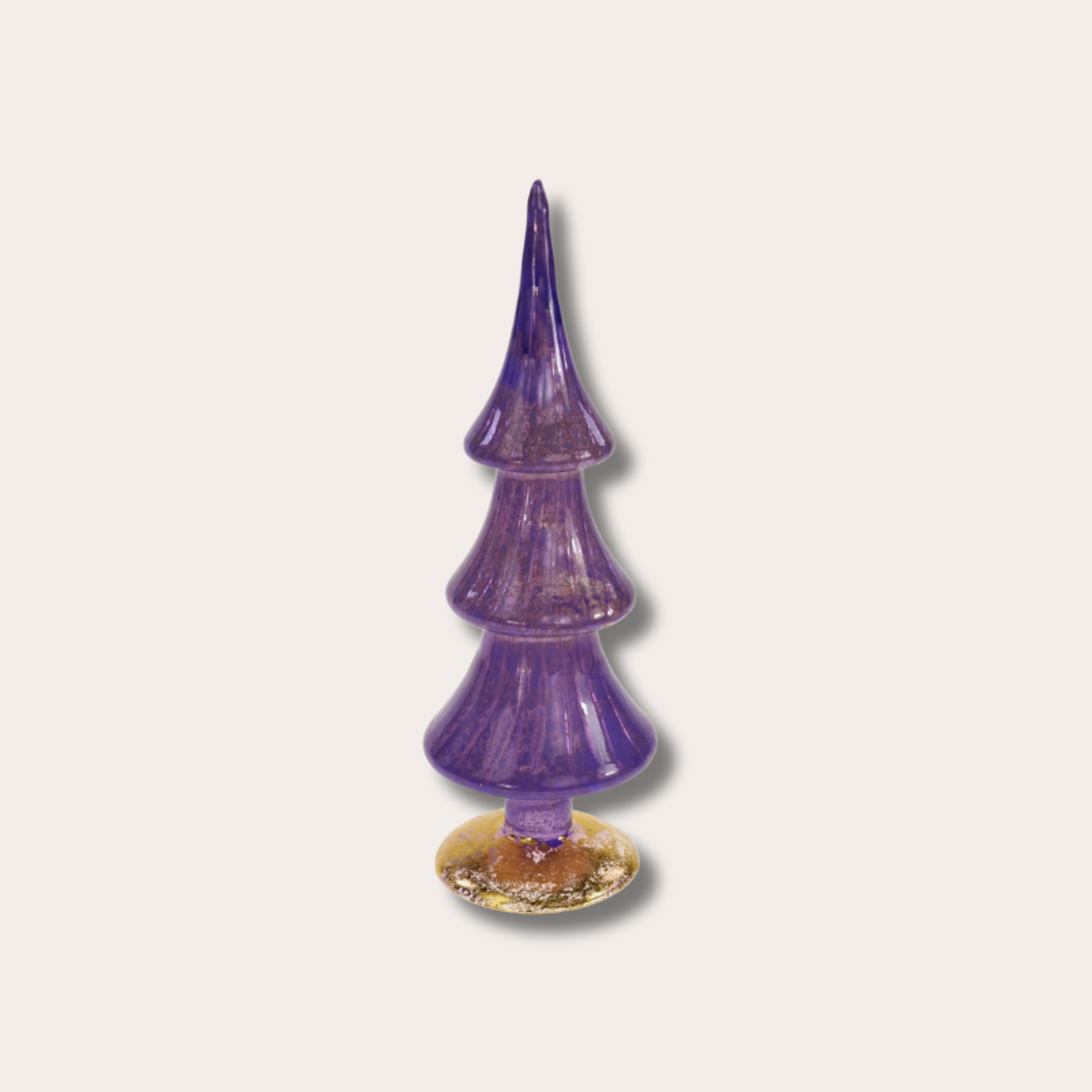 Decoratie kerstboom - Glas - Lavendel