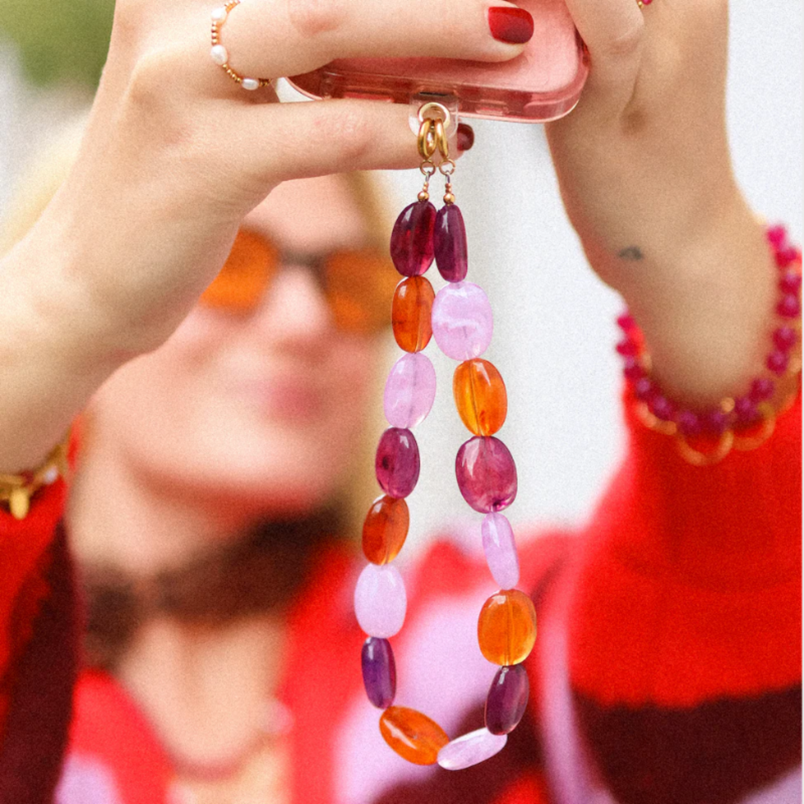 Telefoonkoord Wild Violet