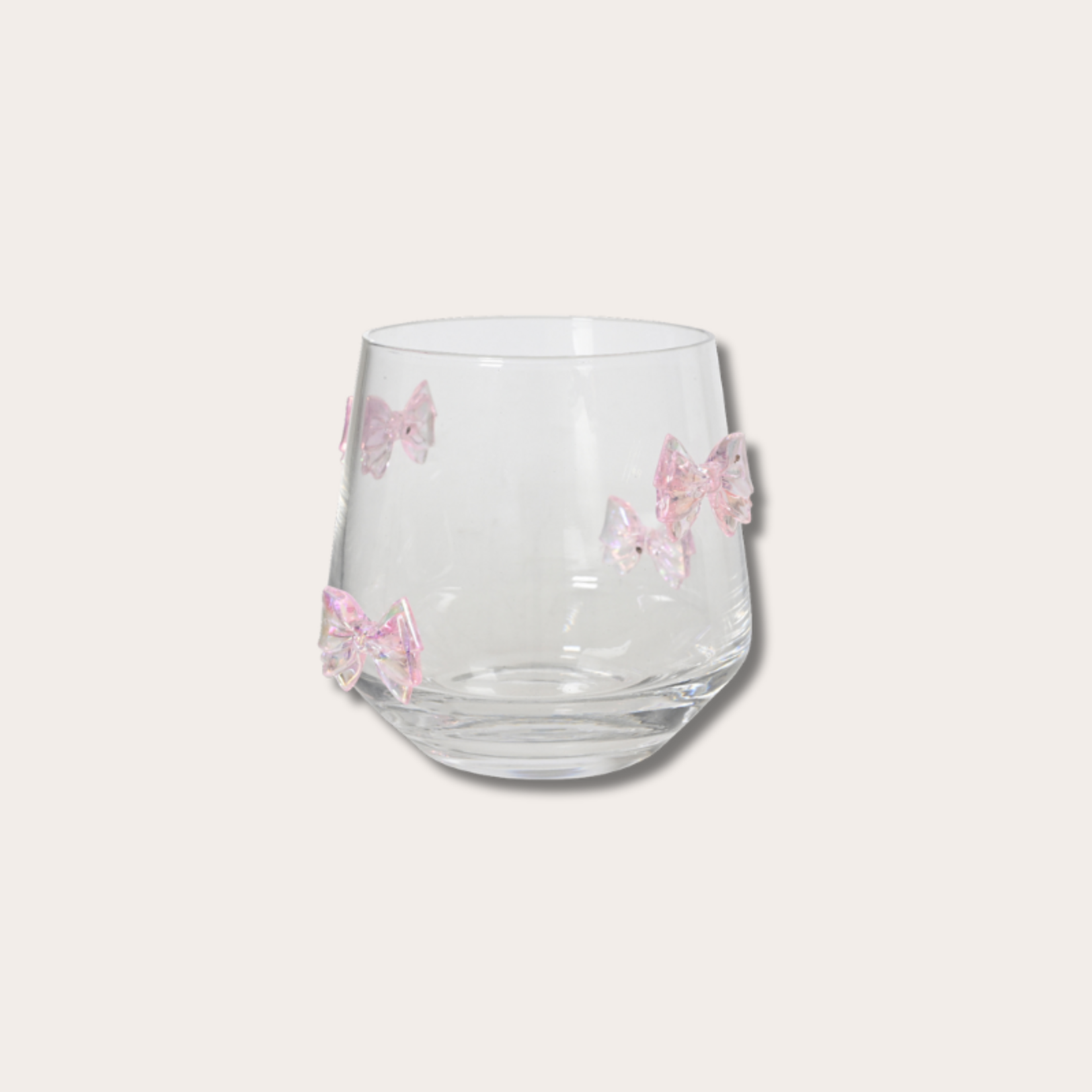 Glas - Bowy - Roze strik