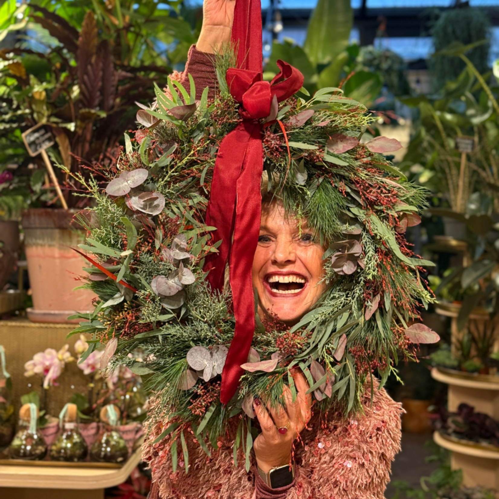 Kerstworkshop online - kerstkrans
