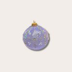 Kerstbal - Aurora - Lila - Glitters