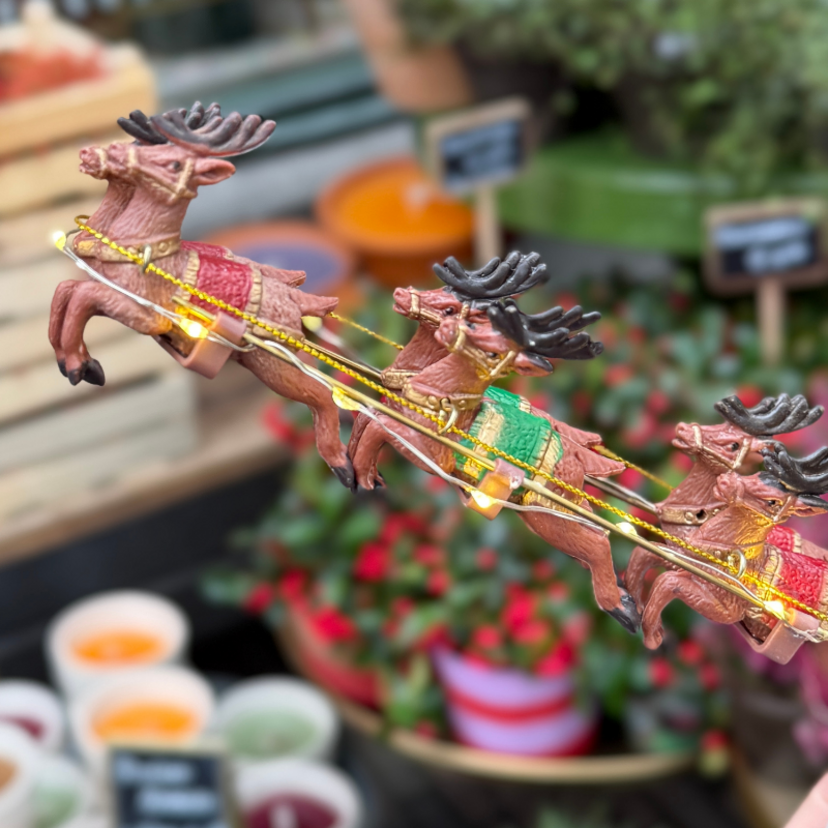 Kerst decoratie - Santa slee