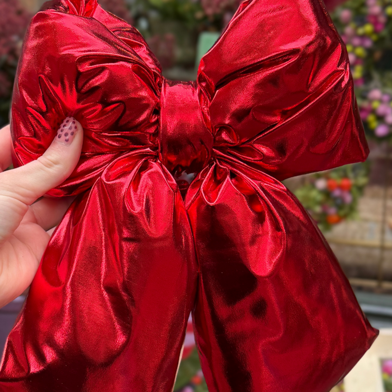 Ornament - Puffy strik - Rood