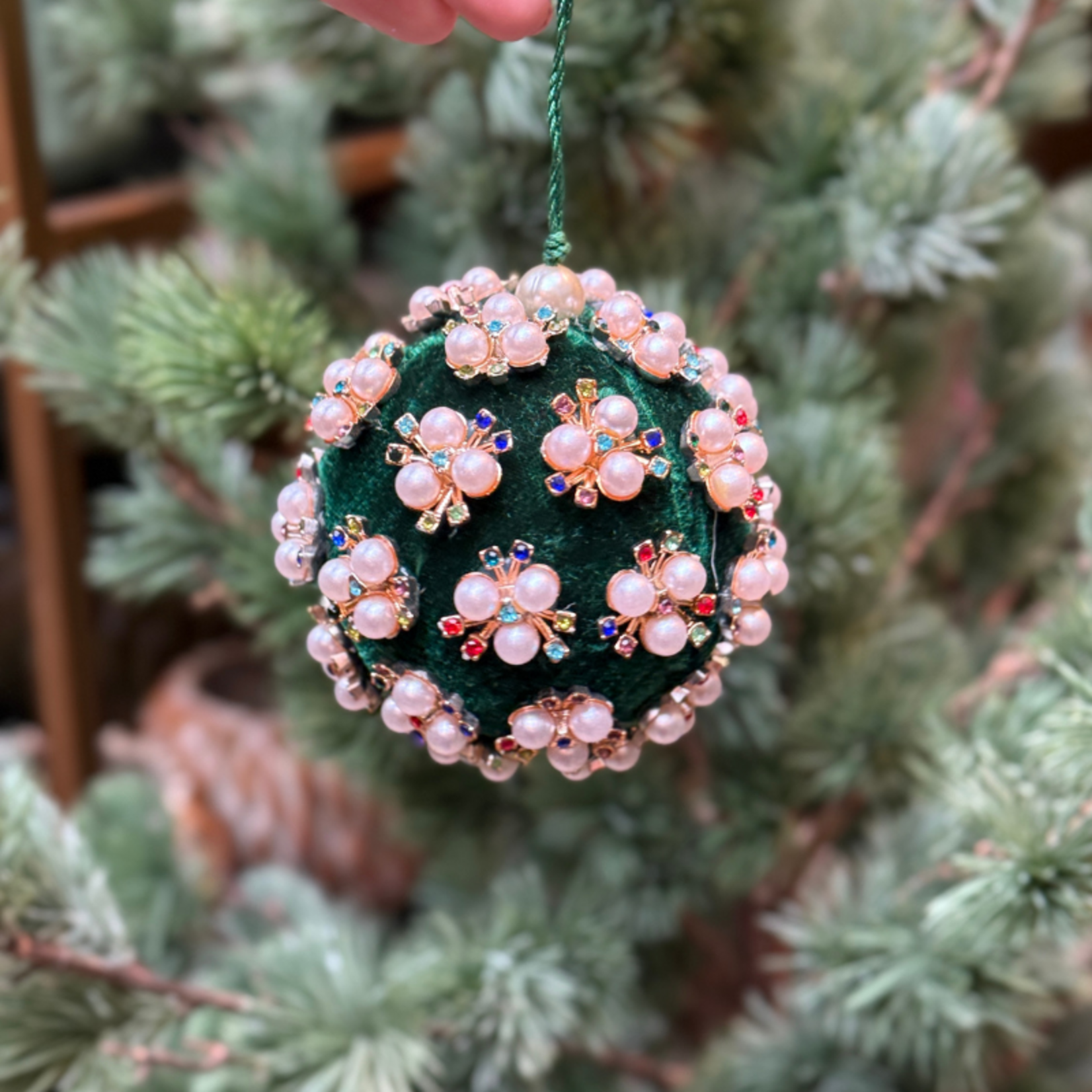 Kerstornament - Clara - Donkergroen