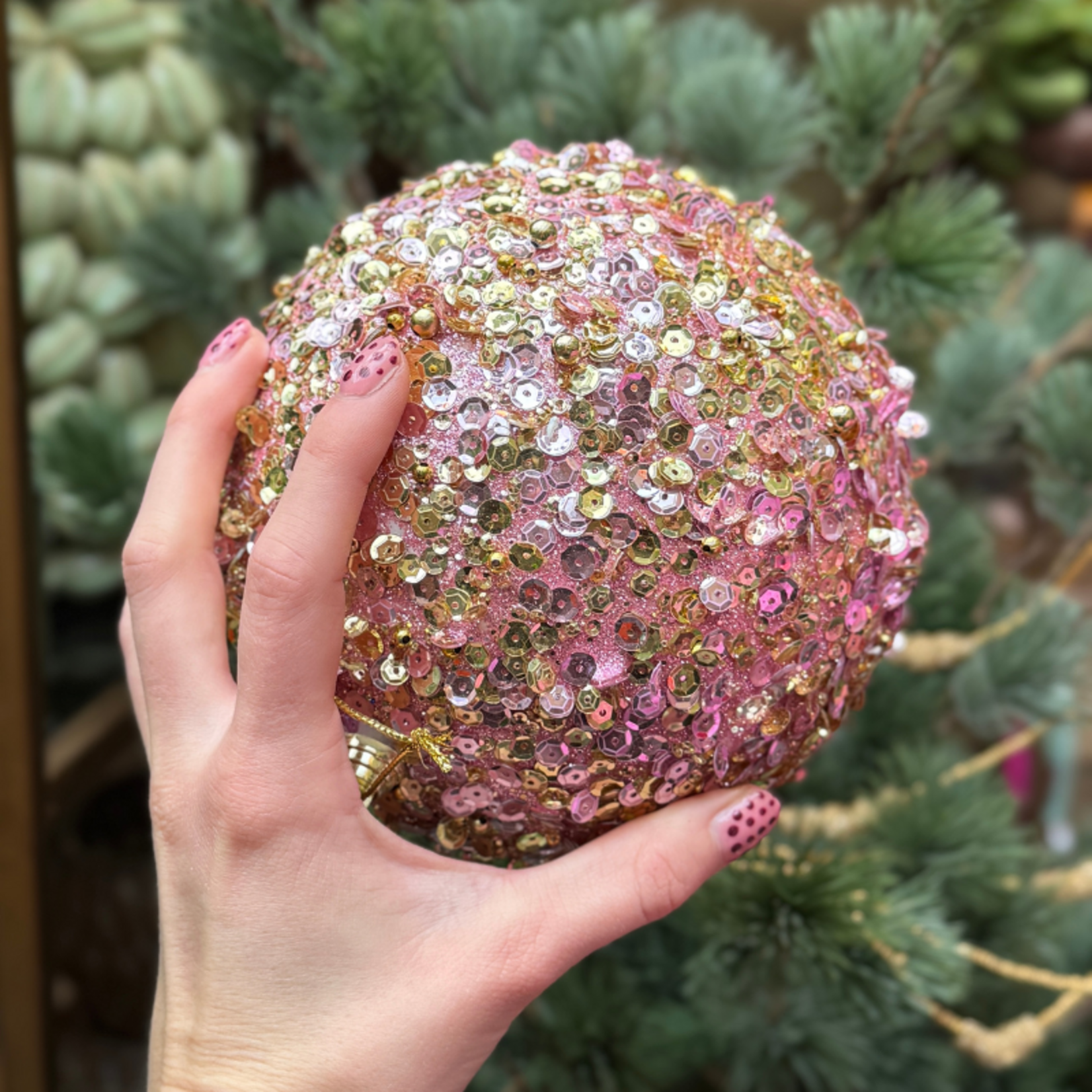 Kerstornament - Frosty - Glitter