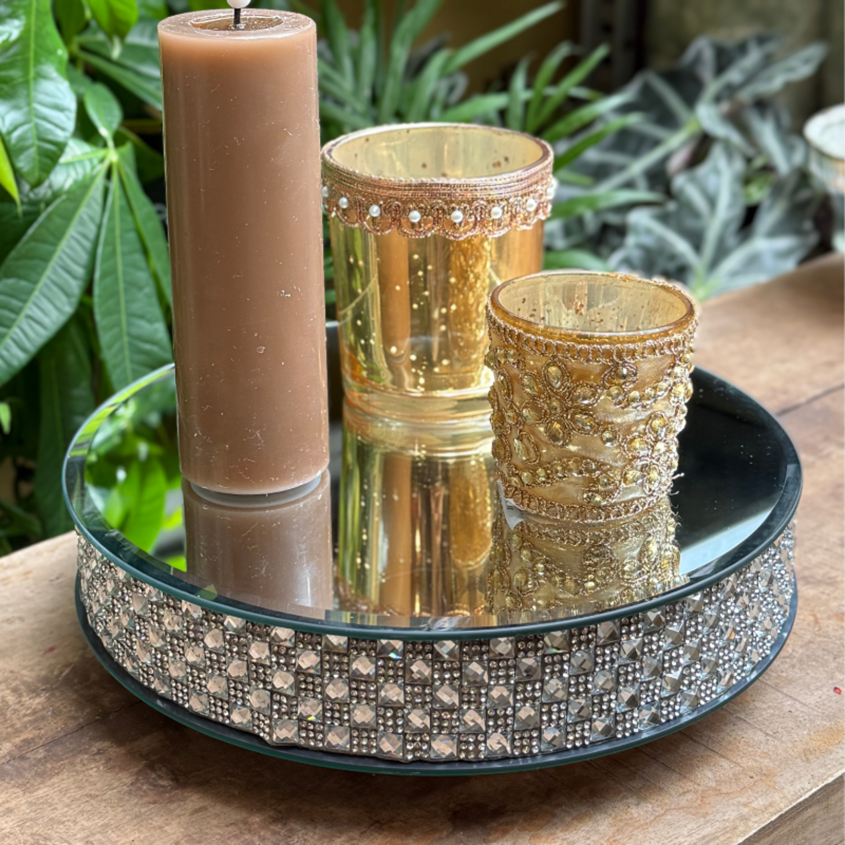 Spiegelplateau - Rond - Zilver