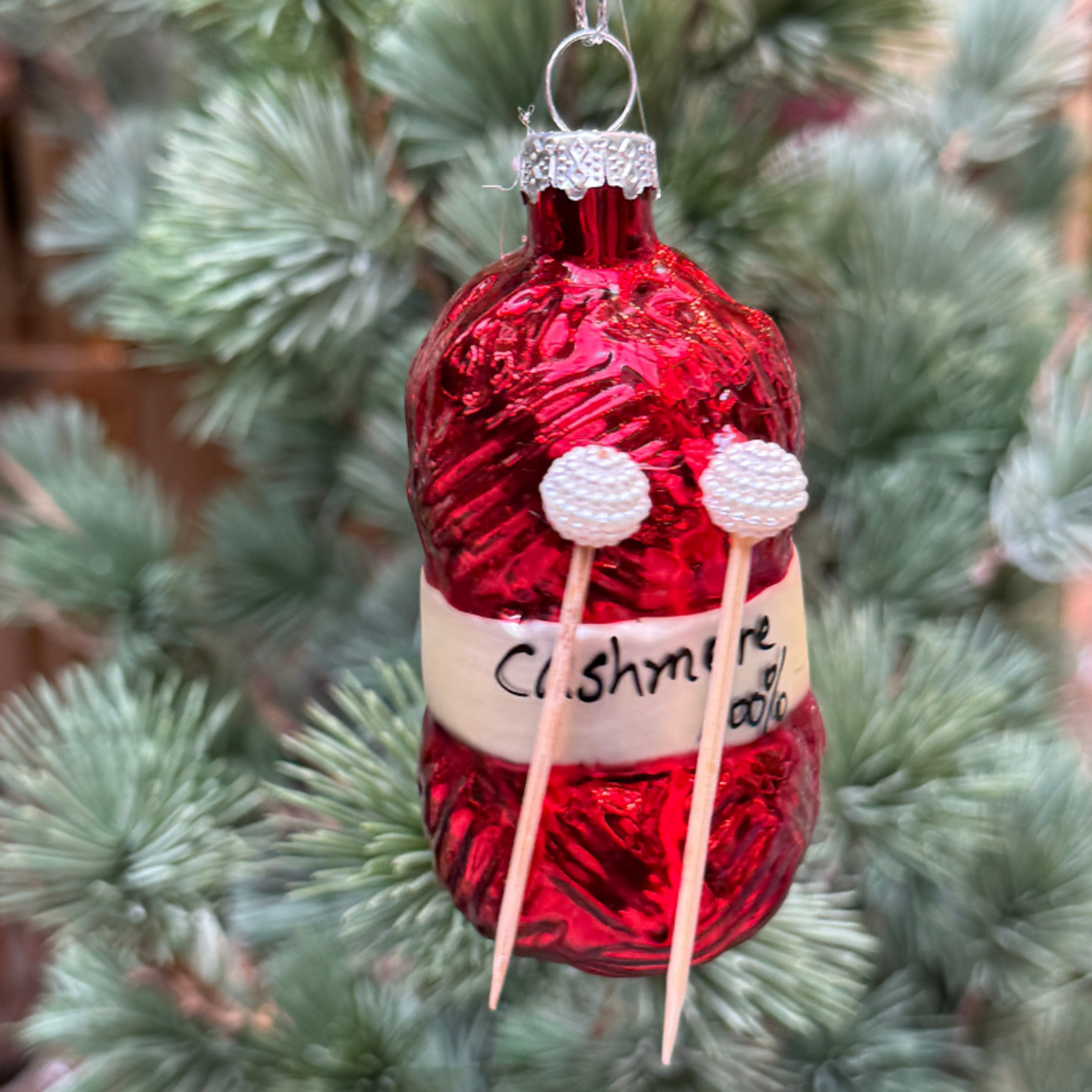 Ornament - Wol - Rood