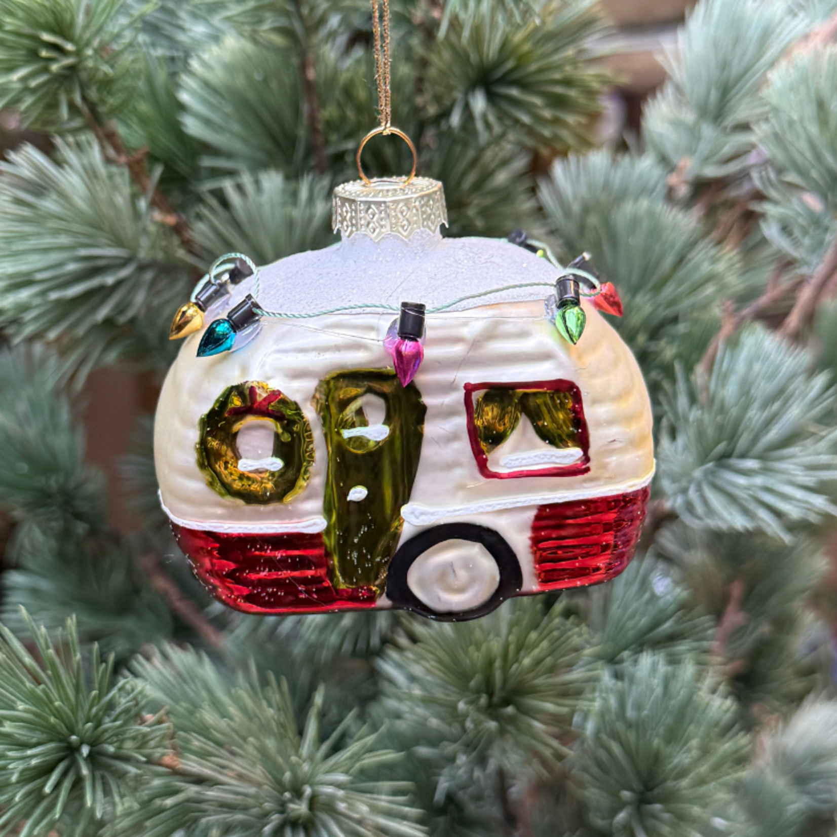 Ornament - Caravan - Rood