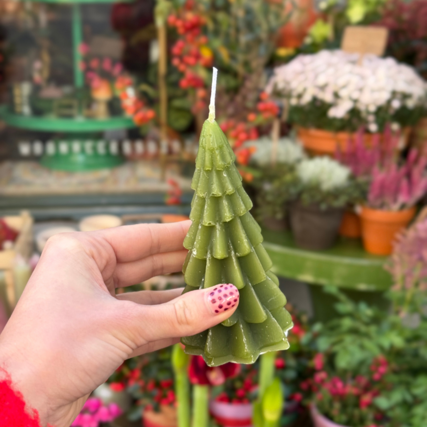 Kaars - Kerstboom - Nova - Leave green - S
