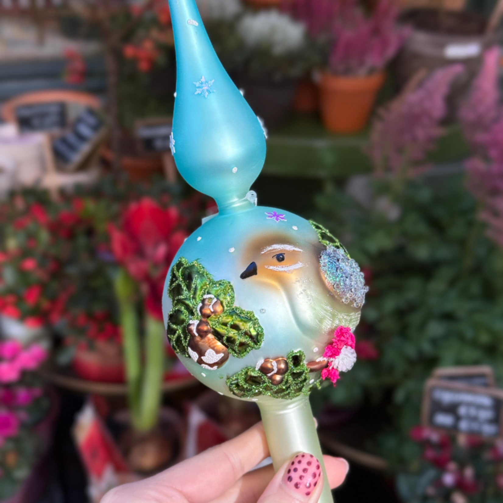 Piek - Vogels - Kristal blauw