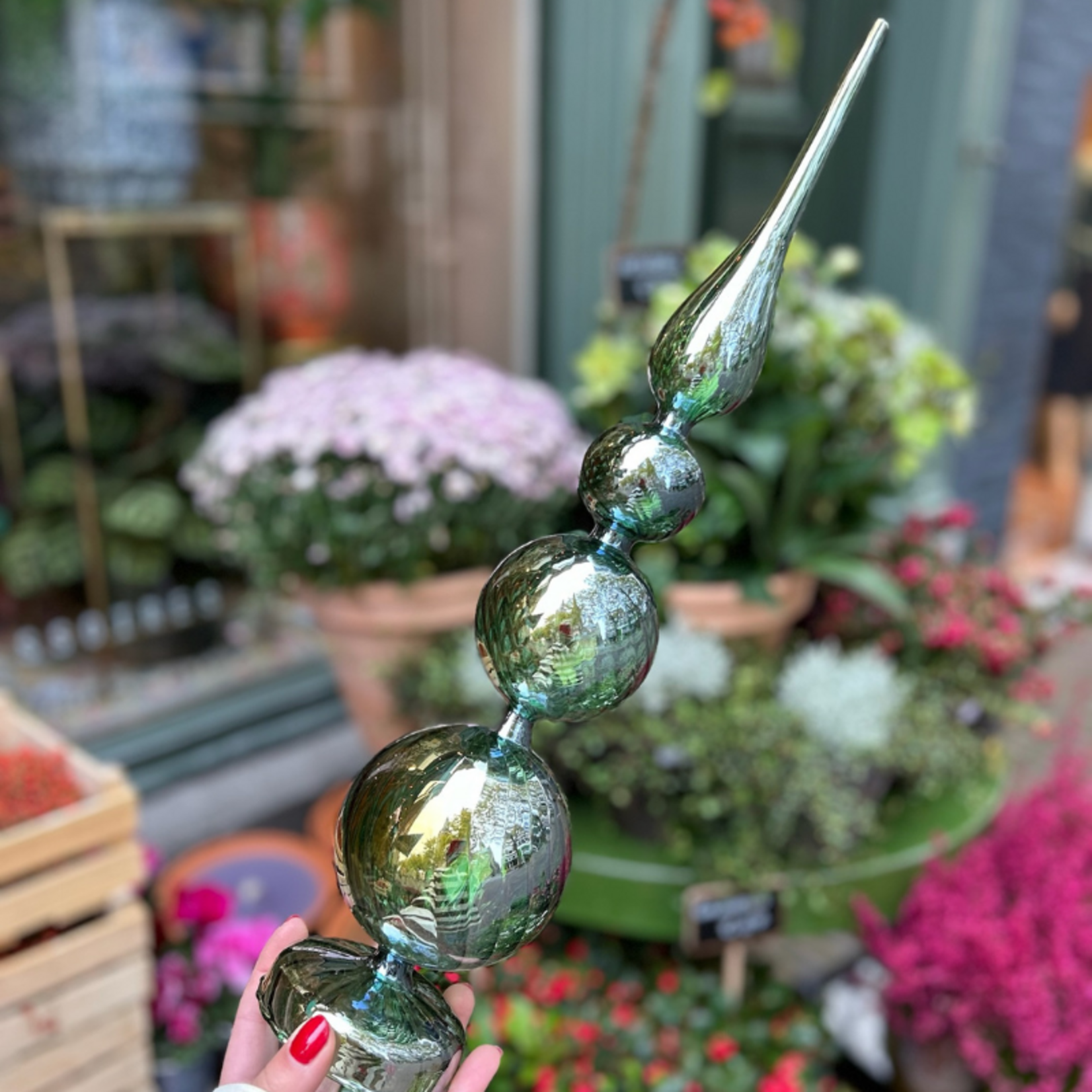 Decoratie kerstboom - Glas - Groen