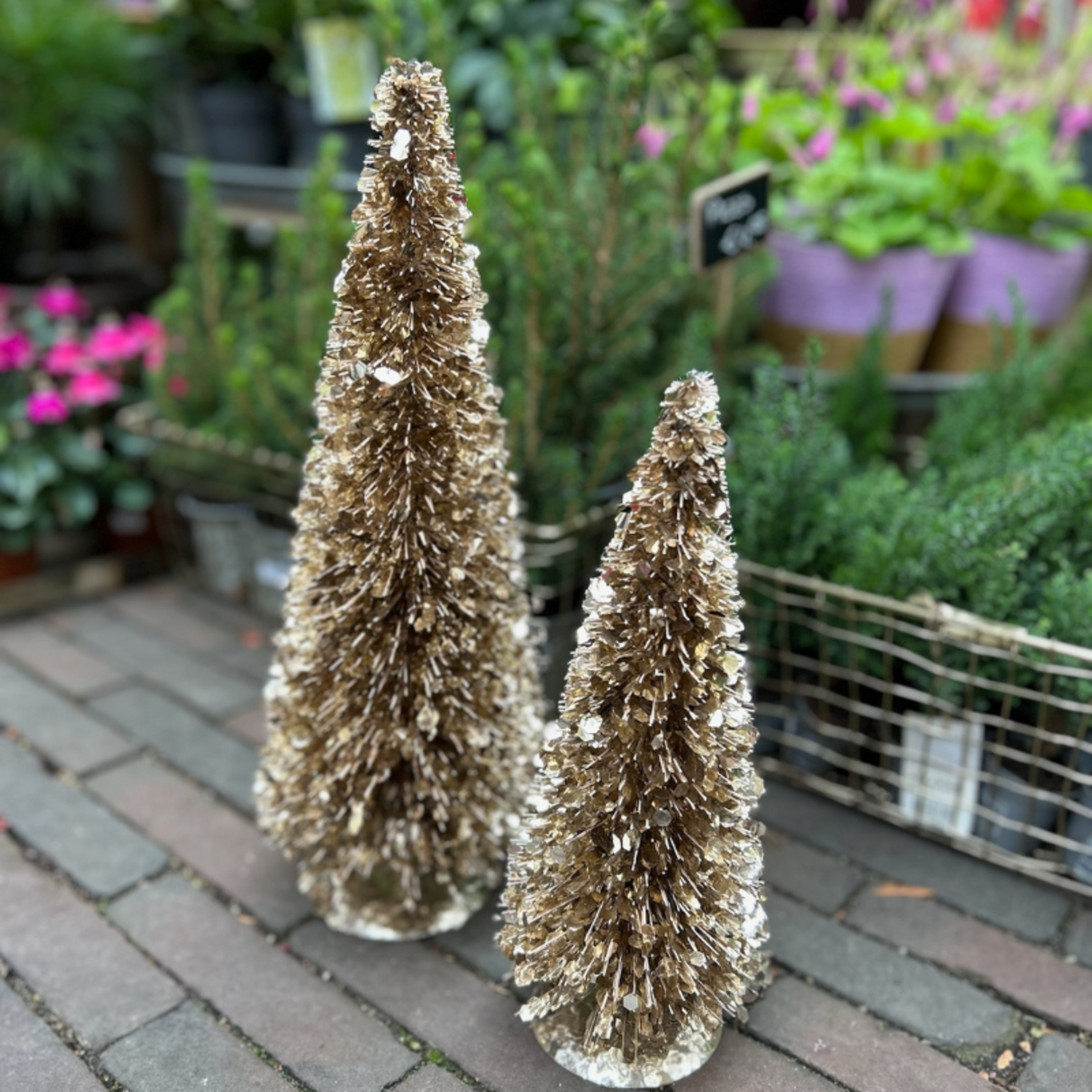 Decoratie kerstboom - Metallic goud