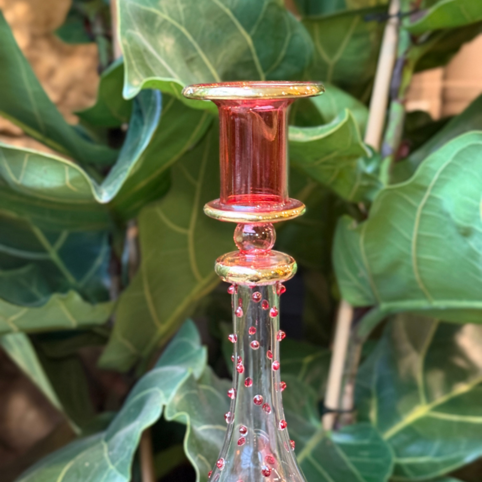 Kandelaar GV - Druppel - roestbruin