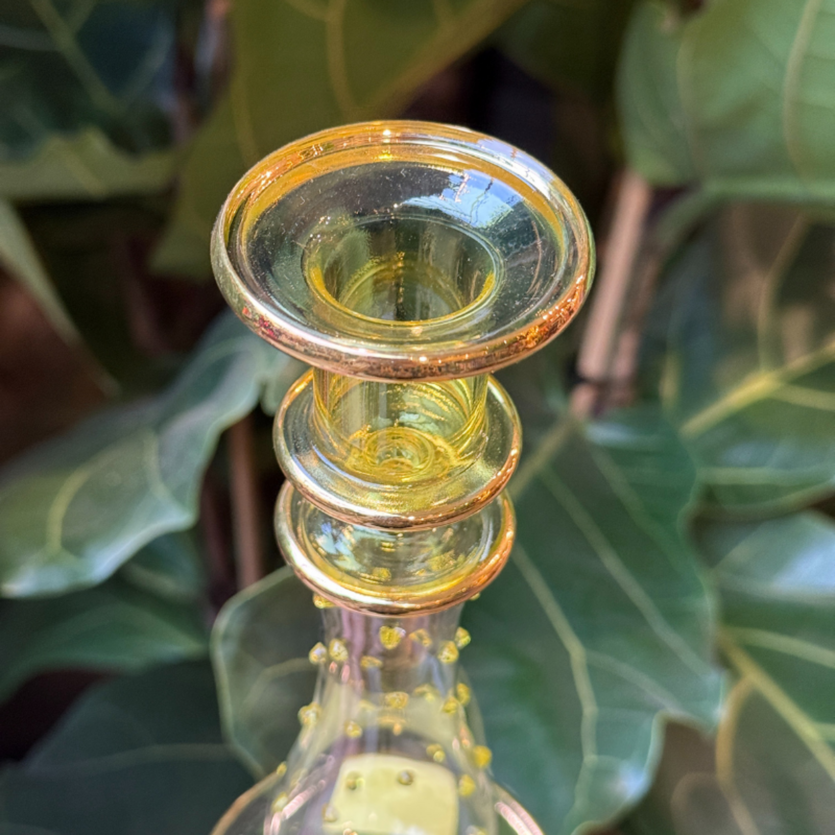 Kandelaar GV - Druppel - geel