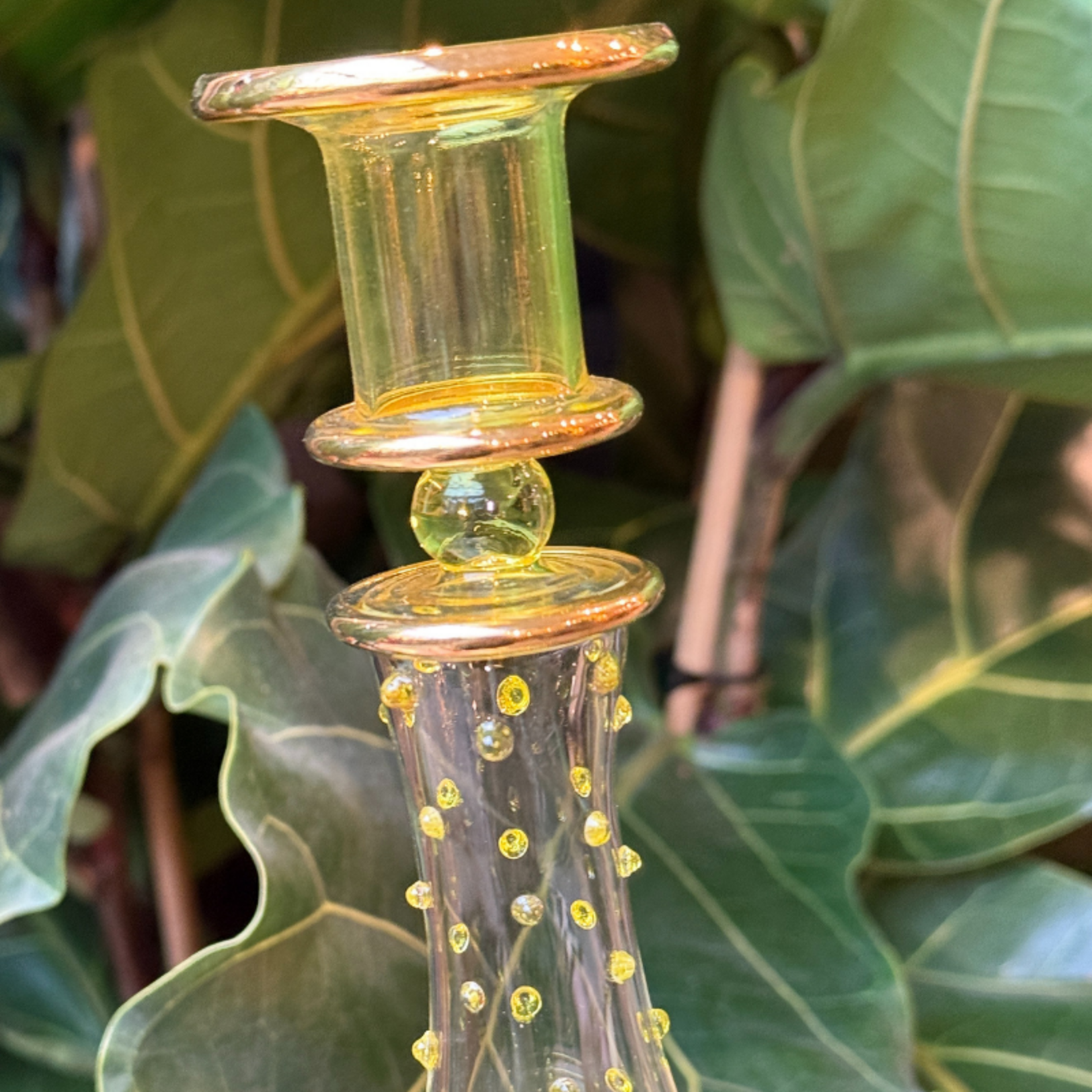 Kandelaar - Druppel - geel