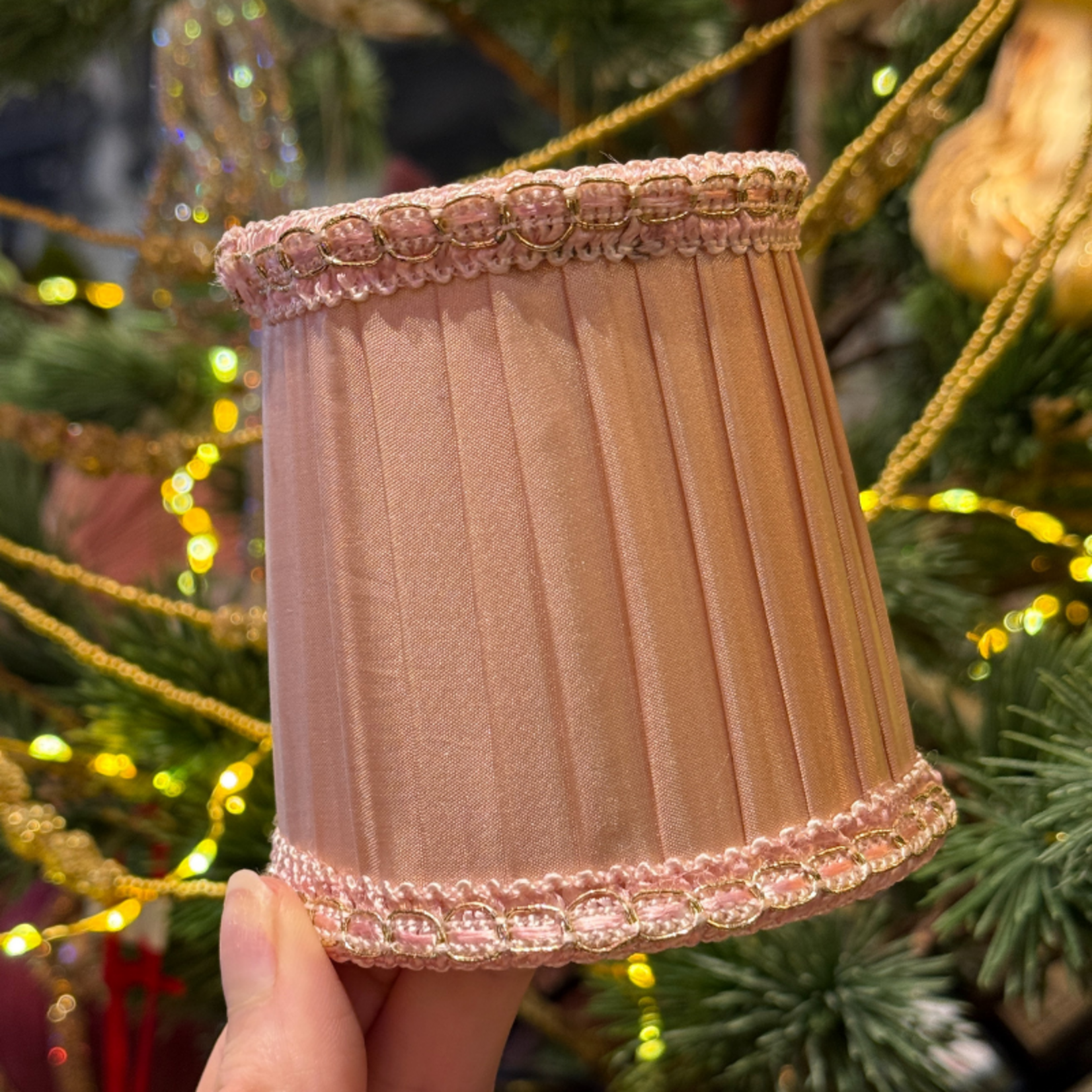 Lampenkap mavi - roze XS