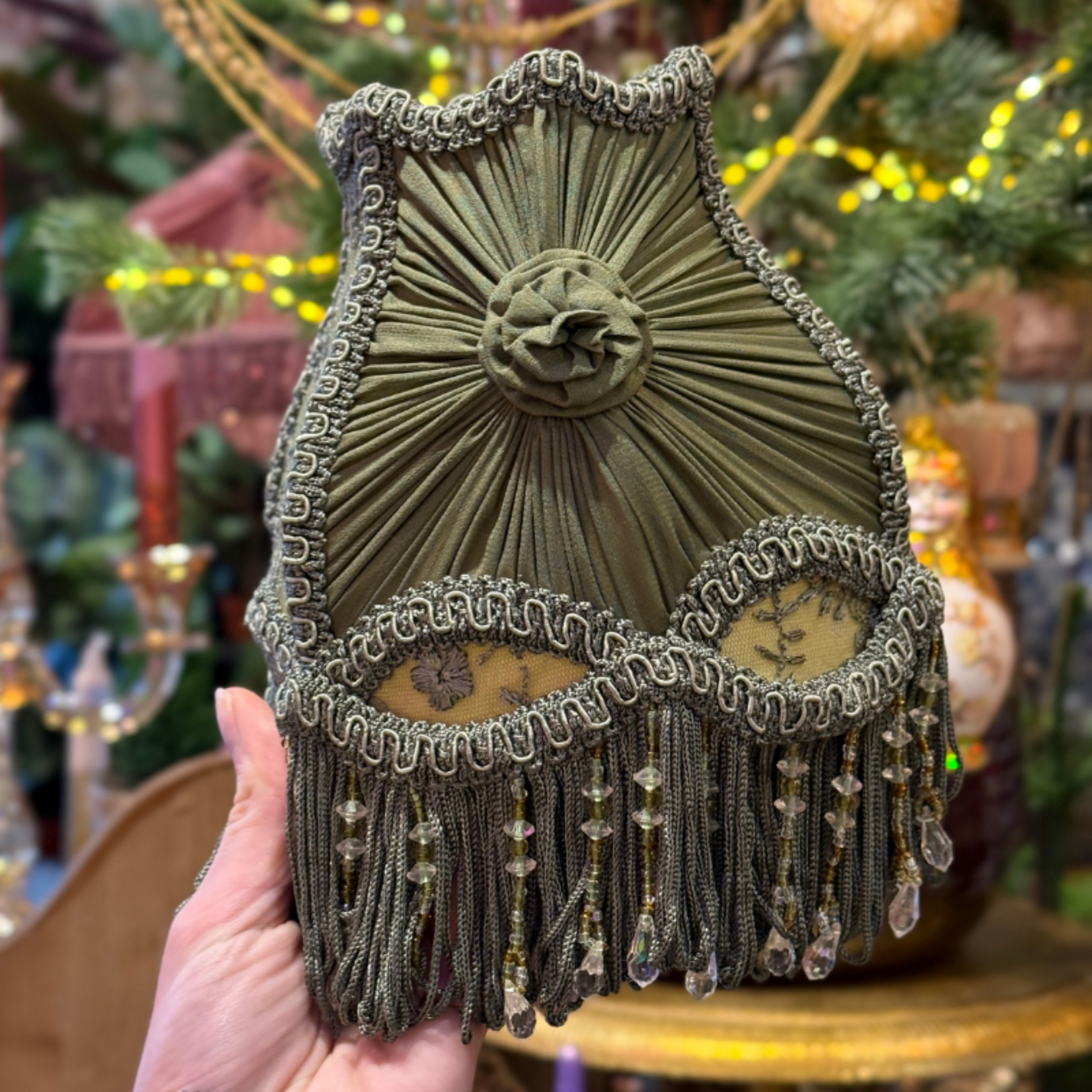 Lampenkap mavi - groen S