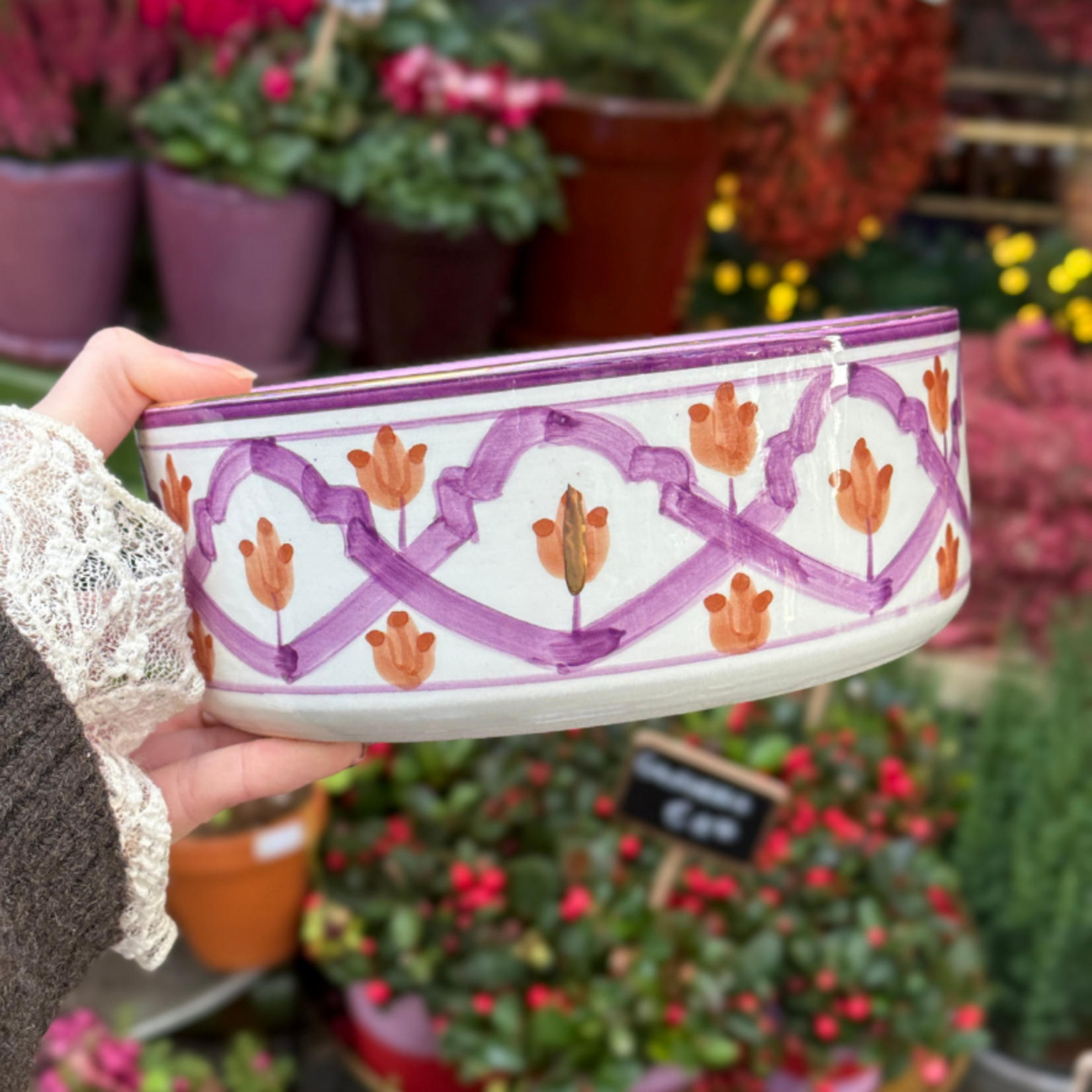 Chabi Chic Chabi Chic - schaal klein - lila marsala