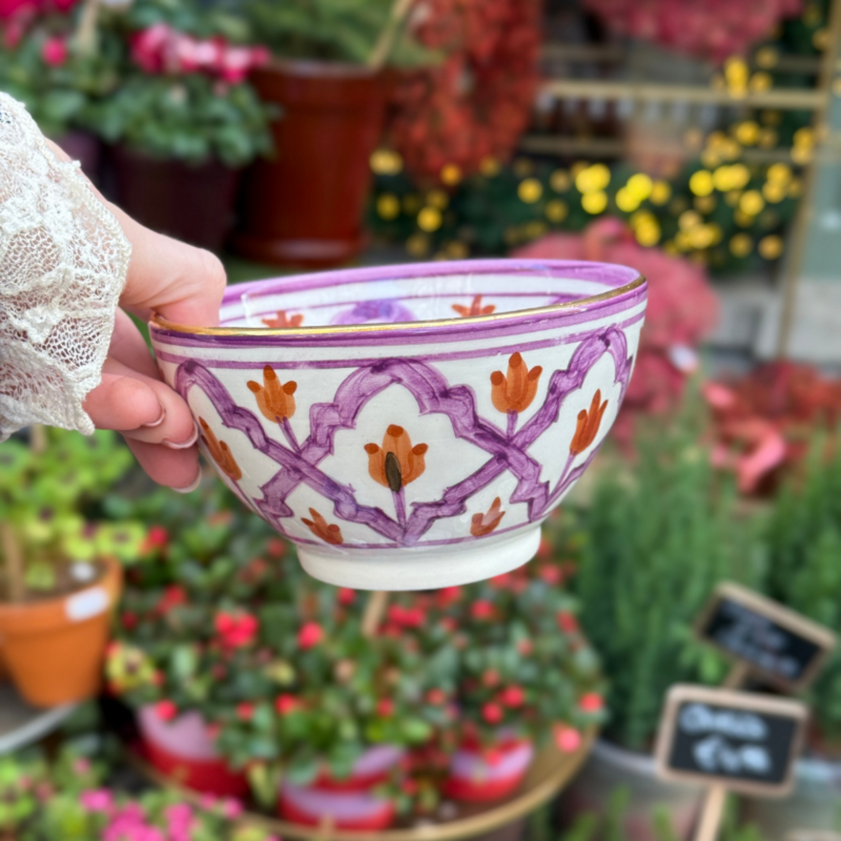 Chabi Chic Chabi Chic - schaaltje small, lila marsala