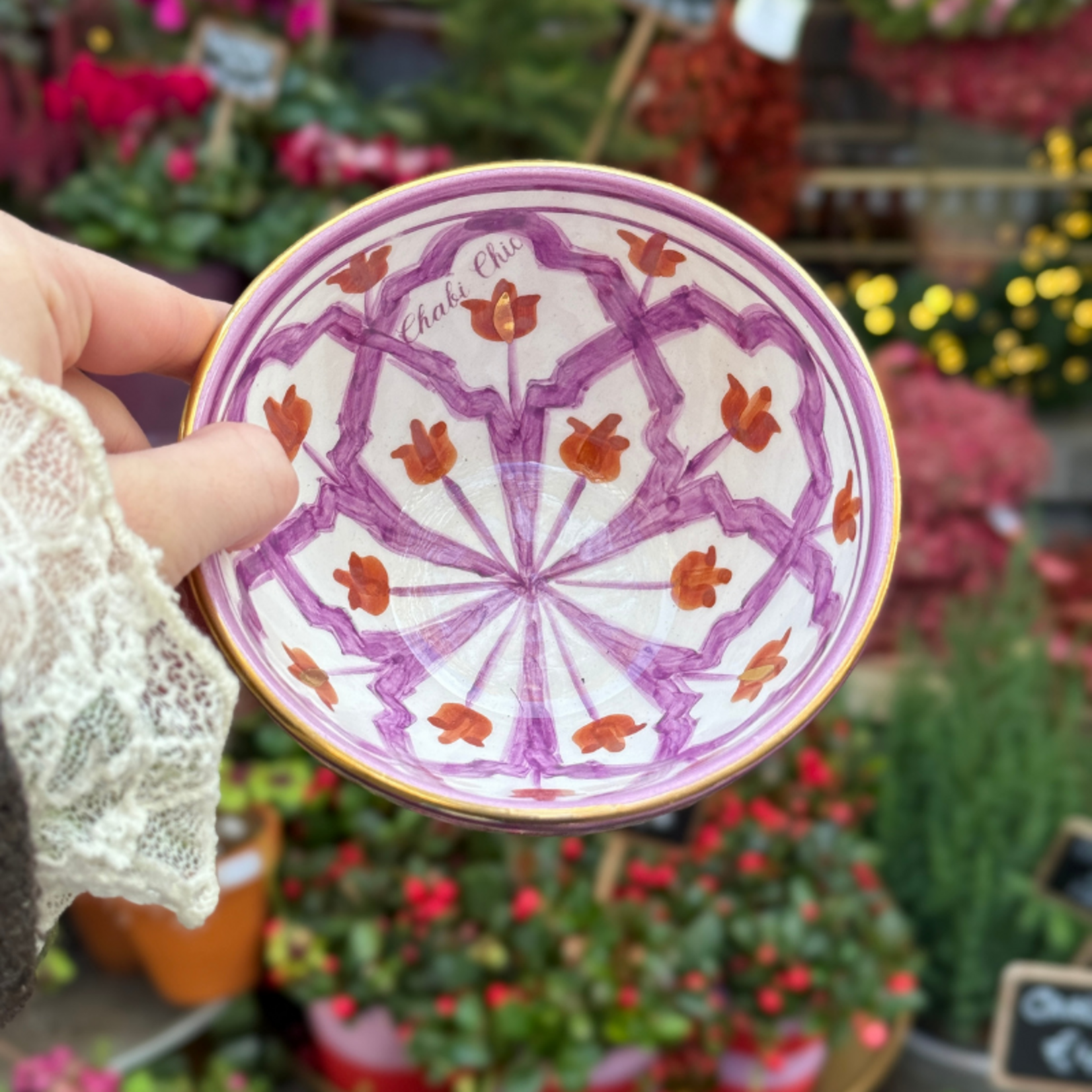 Chabi Chic Chabi Chic - schaaltje small, lila marsala