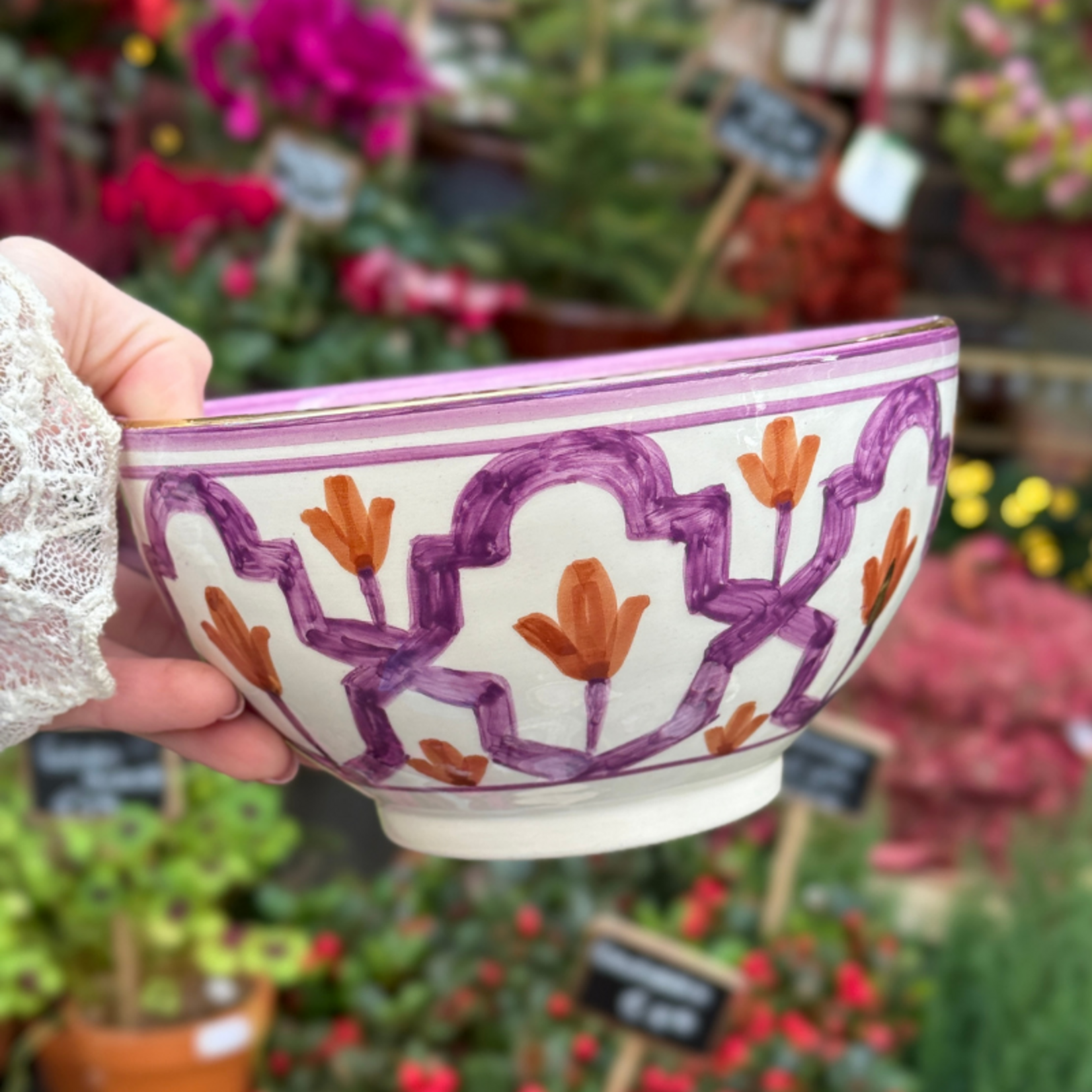 Chabi Chic Chabi Chic - schaaltje large, lila marsala