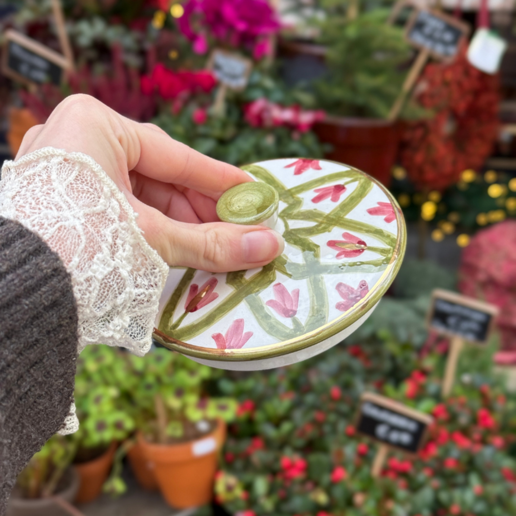 Chabi Chic Chabi Chic - voorraadpot - kaki bordeaux L