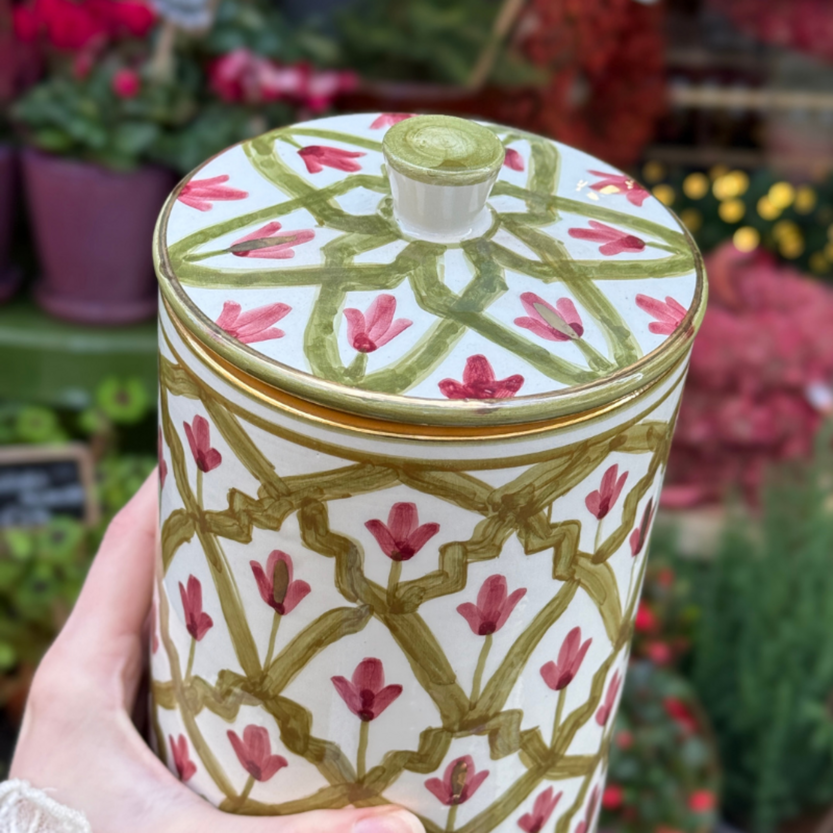 Chabi Chic Chabi Chic - voorraadpot - kaki bordeaux L