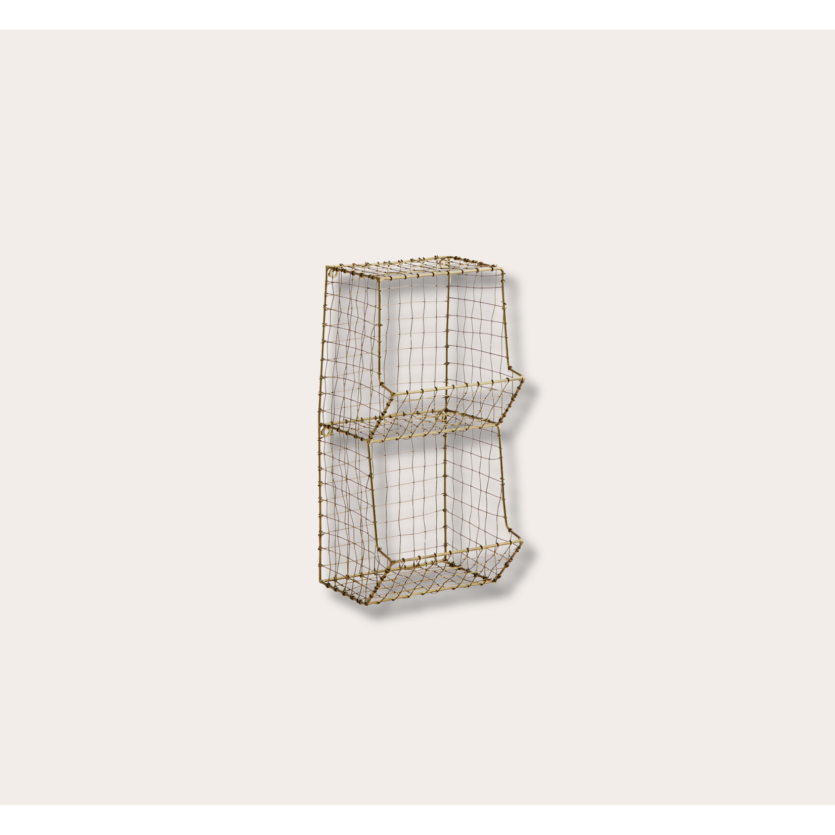 Rek Fien 2 laags - goud