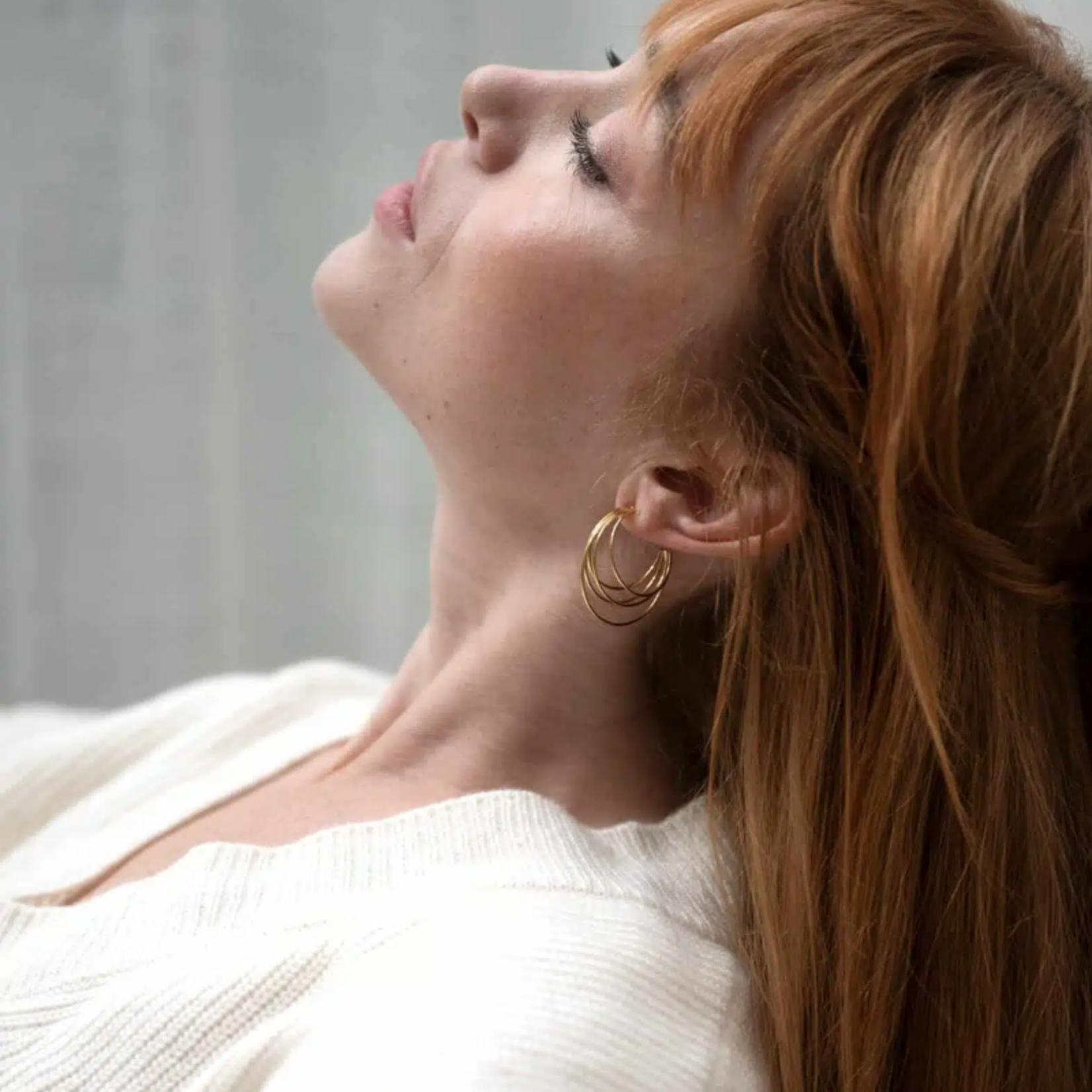 Ellen Beekmans 5-delige oorringen (3.4cm)