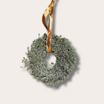 Krans - Leinenkruid - metallic groen M