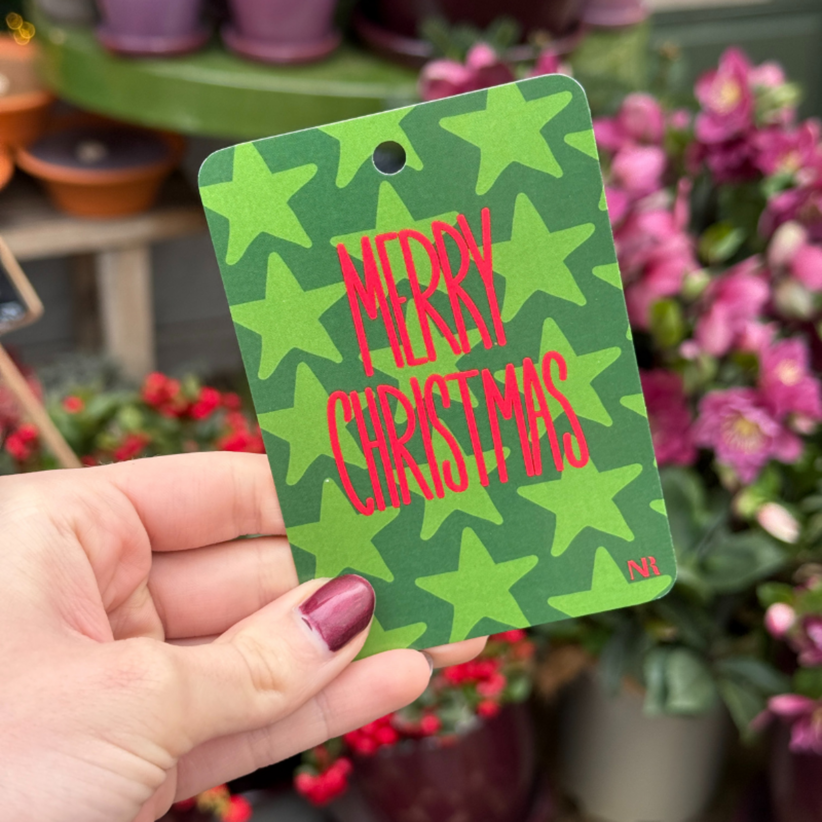 Kaart klein - Merry christmas