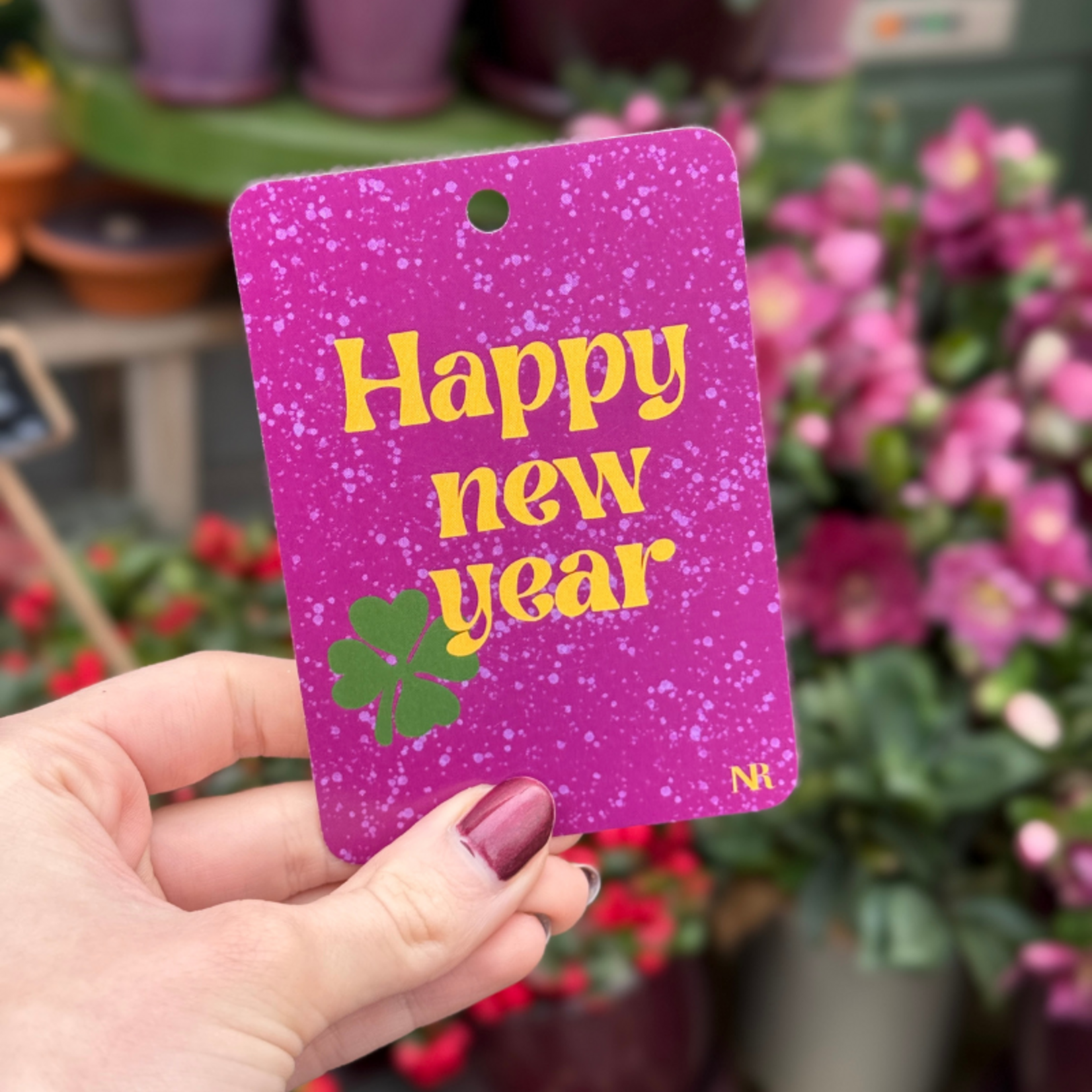 Kaart klein - Happy new year