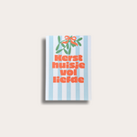 Kaart - Kerst huisje vol liefde