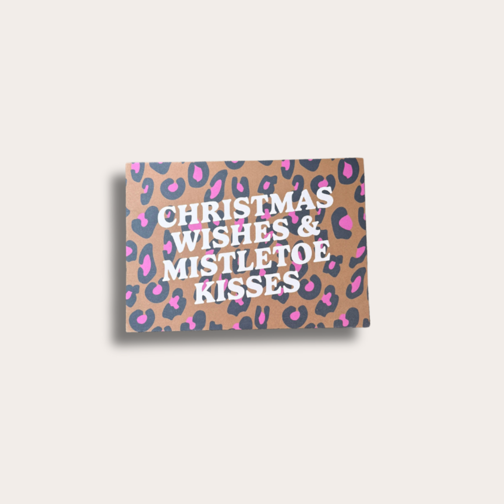 Kaart - Christmas wishes panter