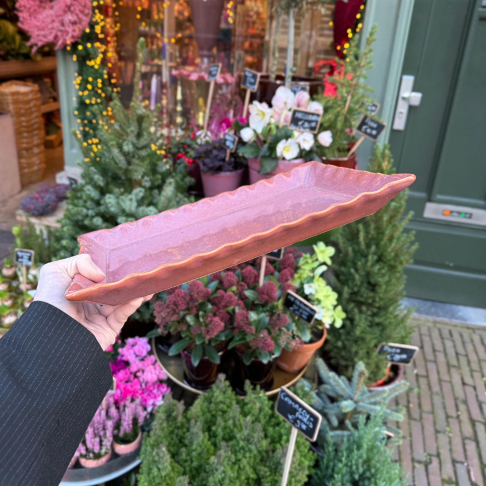 Serveerschaal Moris - Marron Glacé S