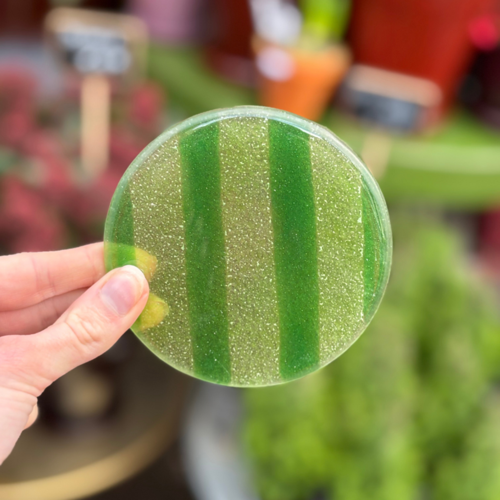 Onderzetter - Glas - Groen