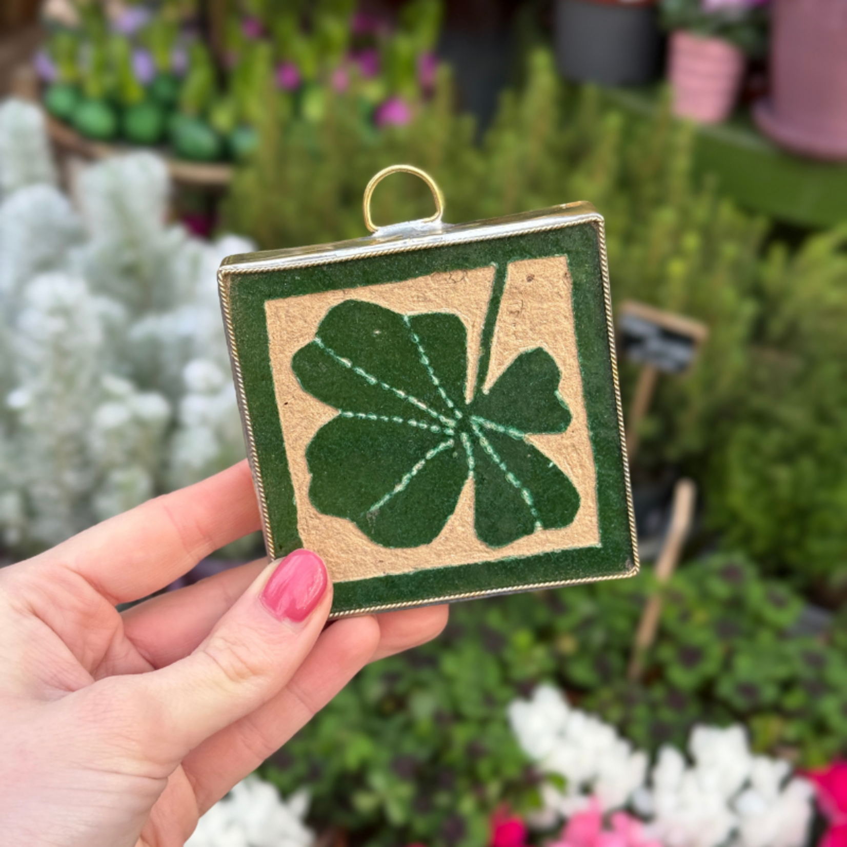 Zelliges tegel - Klaver - groen S