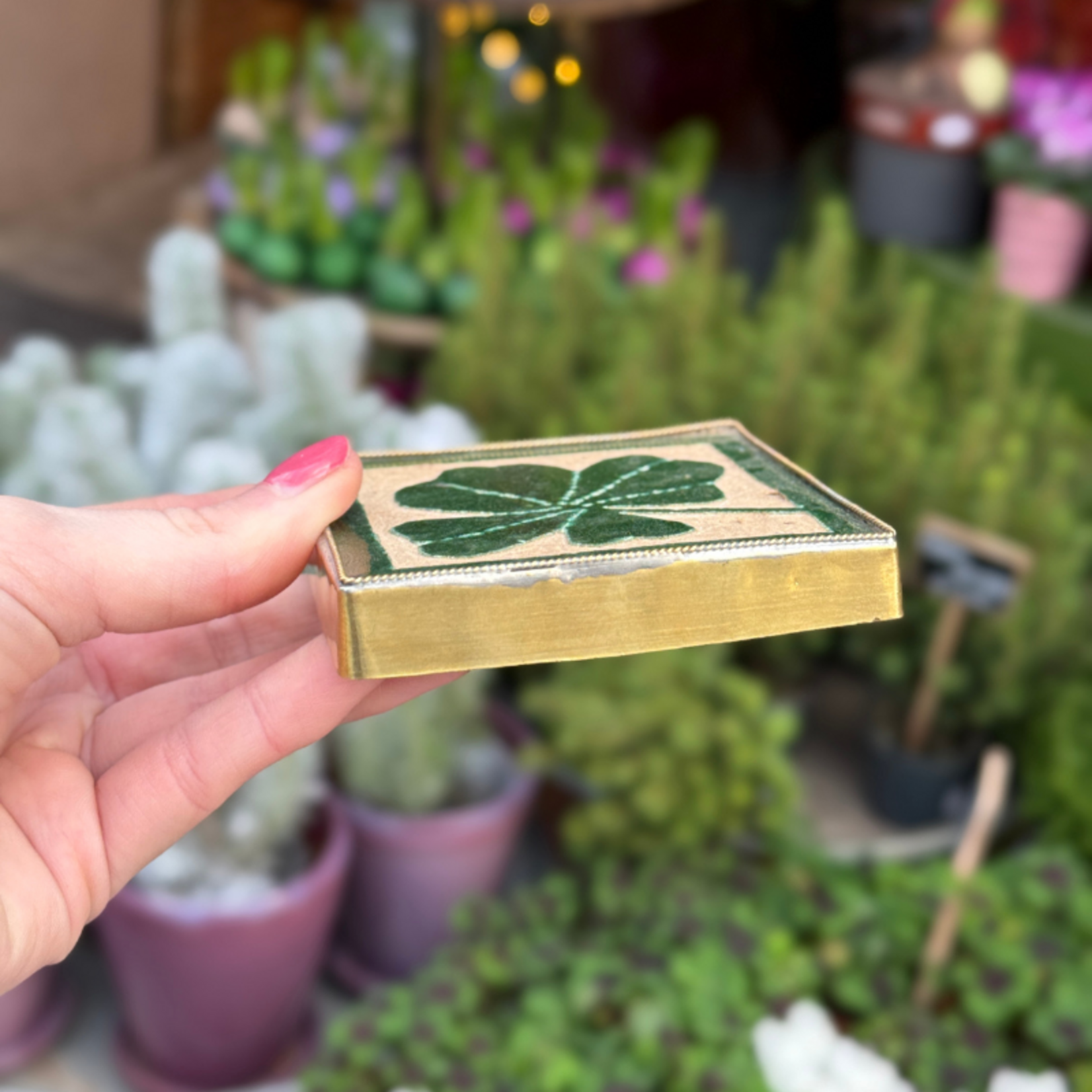 Zelliges tegel - Klaver - groen S