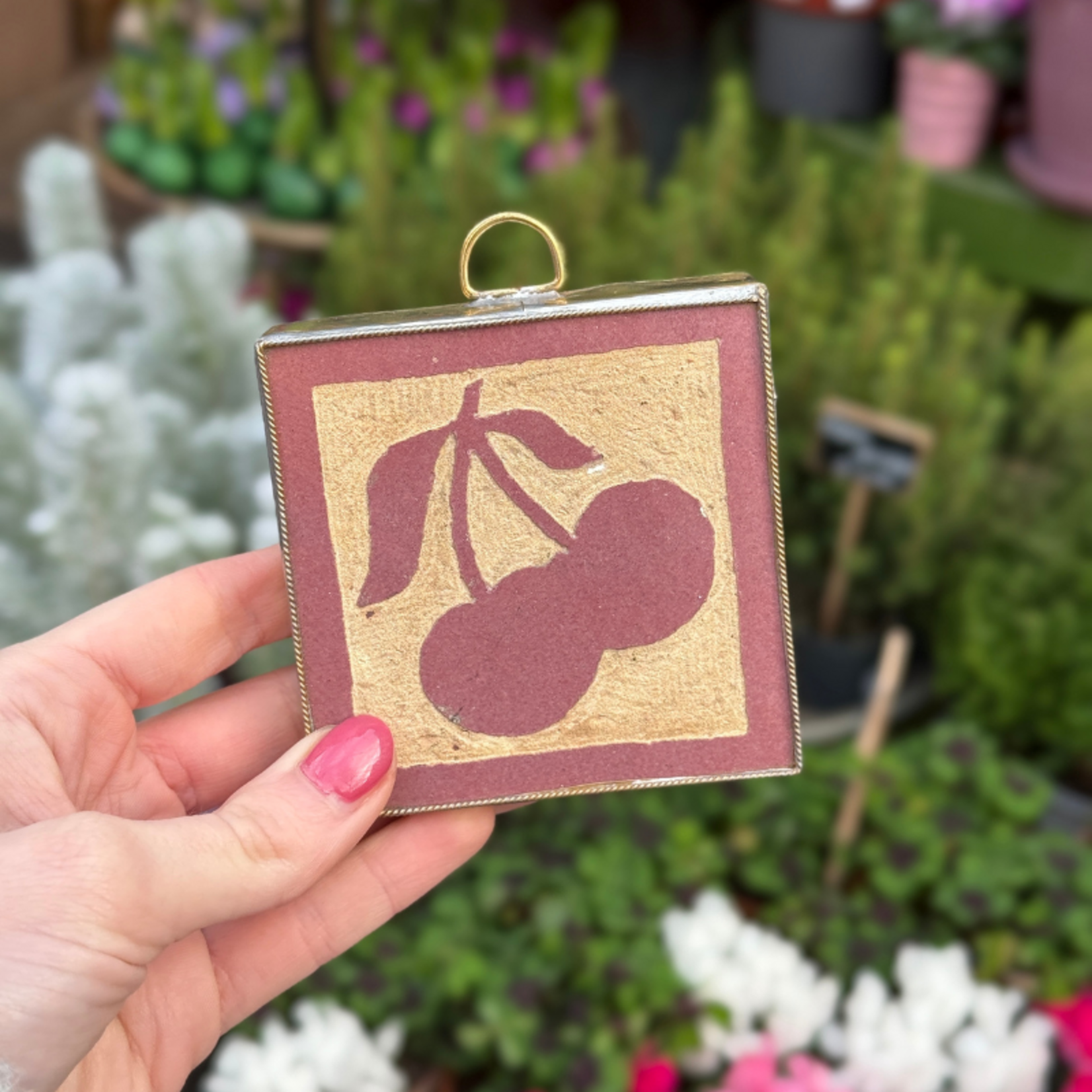 Zelliges tegel - Kers - licht roze S