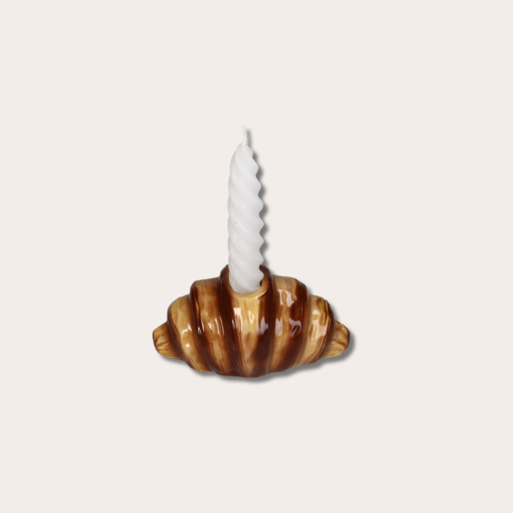 Kandelaar - Croissant - beige