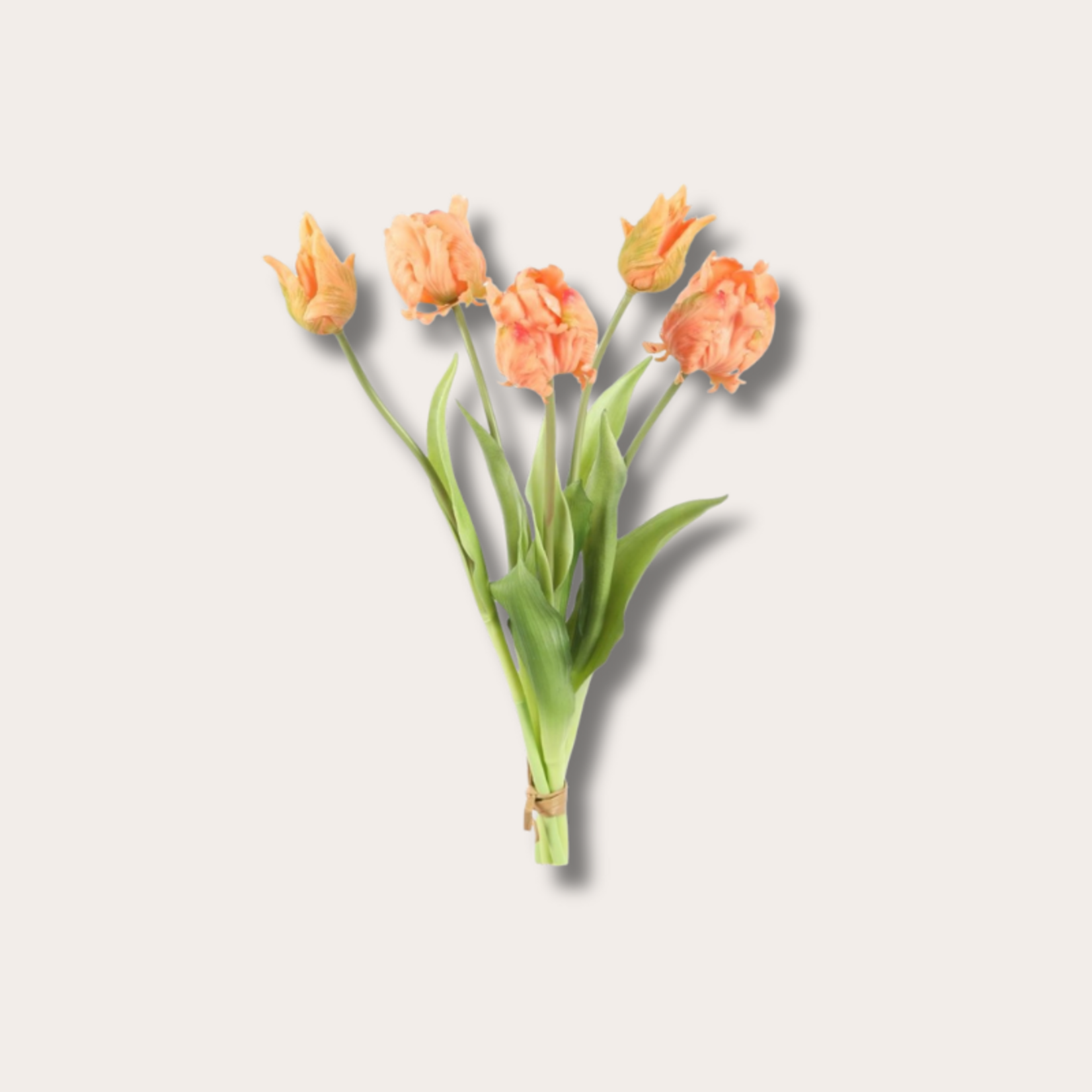 Zijden bloem - Tulpen bos - Papegaai - oranje