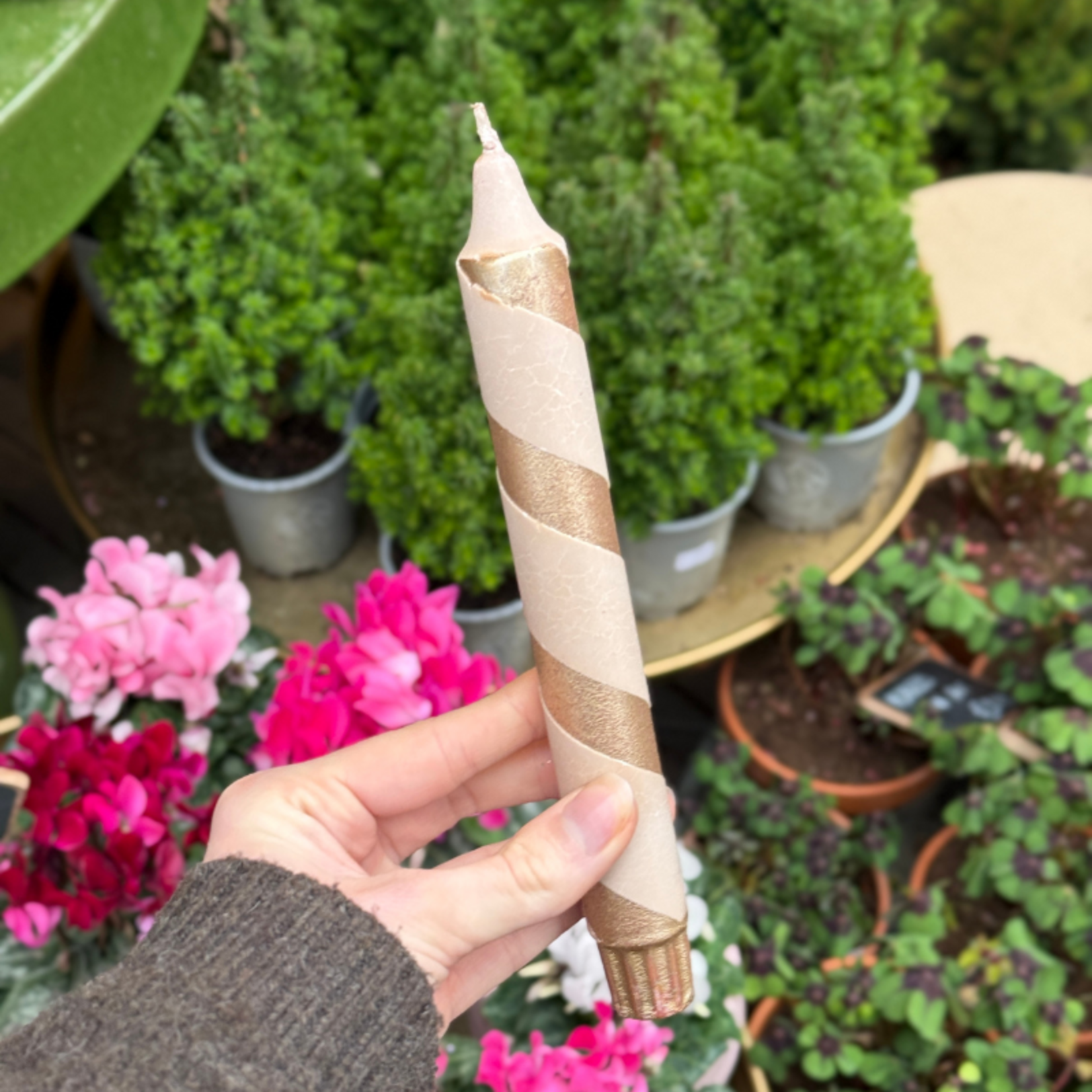 Kaars - Essence - Goud spiraal