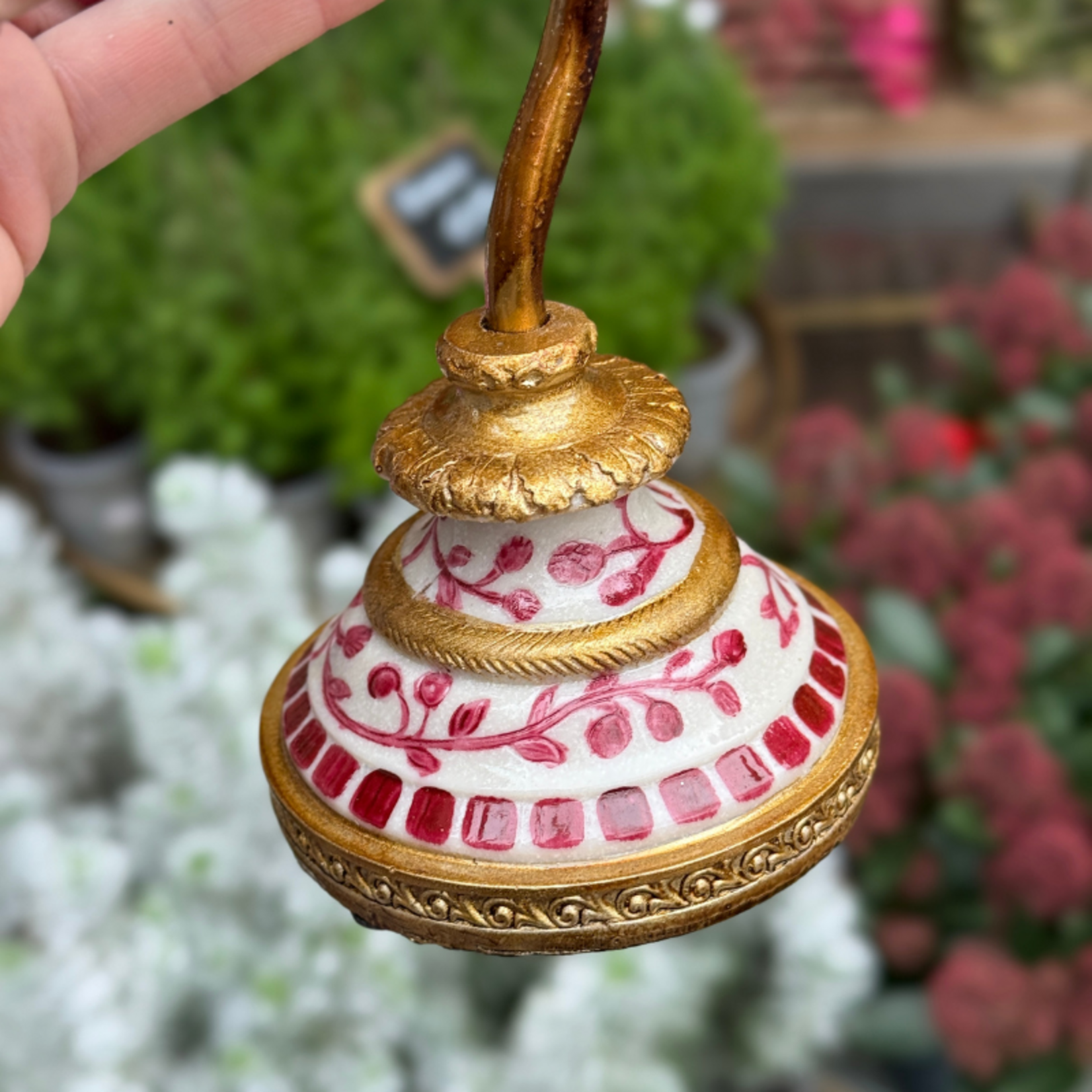 Kandelaar papegaai - bordeaux S