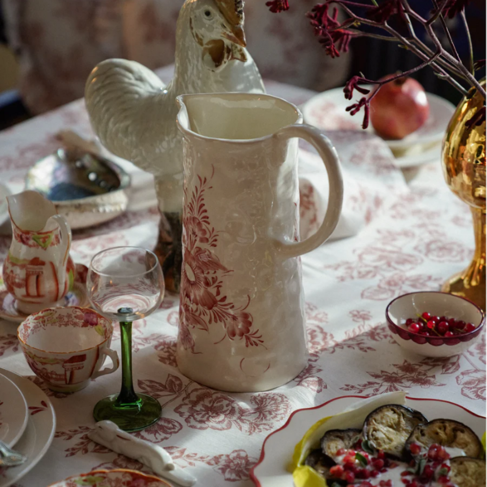 Anna+Nina Anna+Nina - Jug - Whimsical Rose