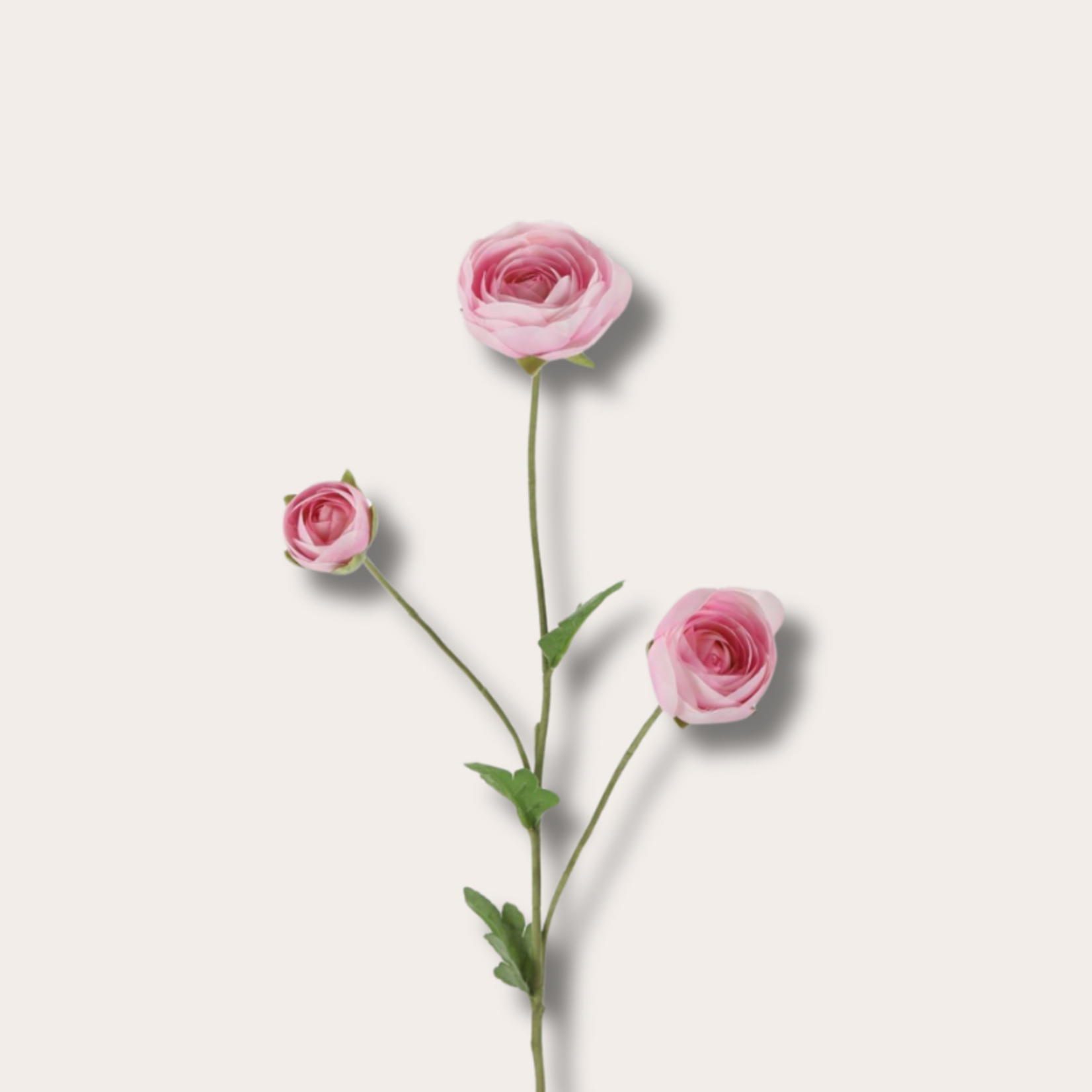 Zijden bloem - Ranonkel - licht roze