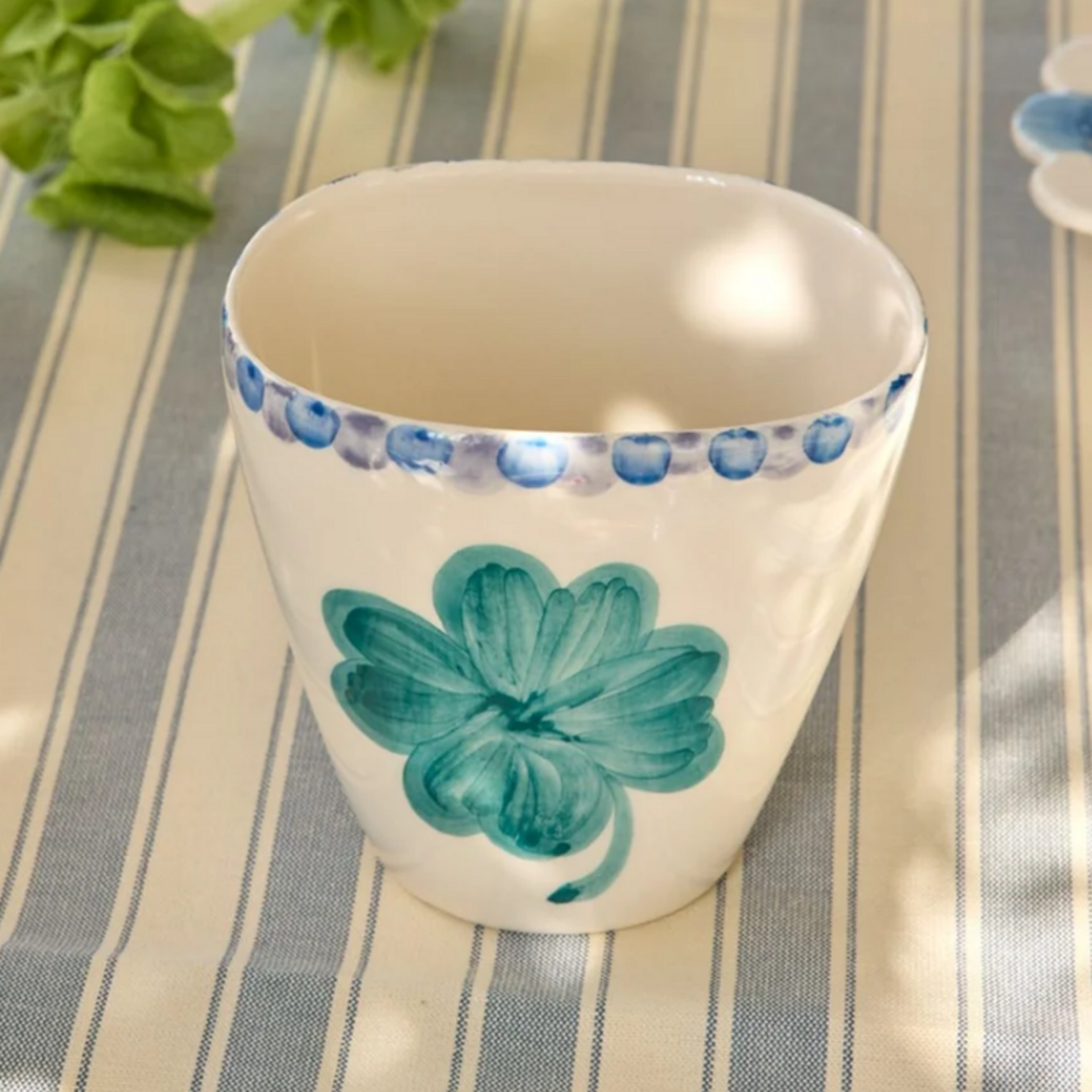 Koffie cup - Billy - Klaver - wit