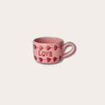 Cappuccino mok - Rose - Love - roze