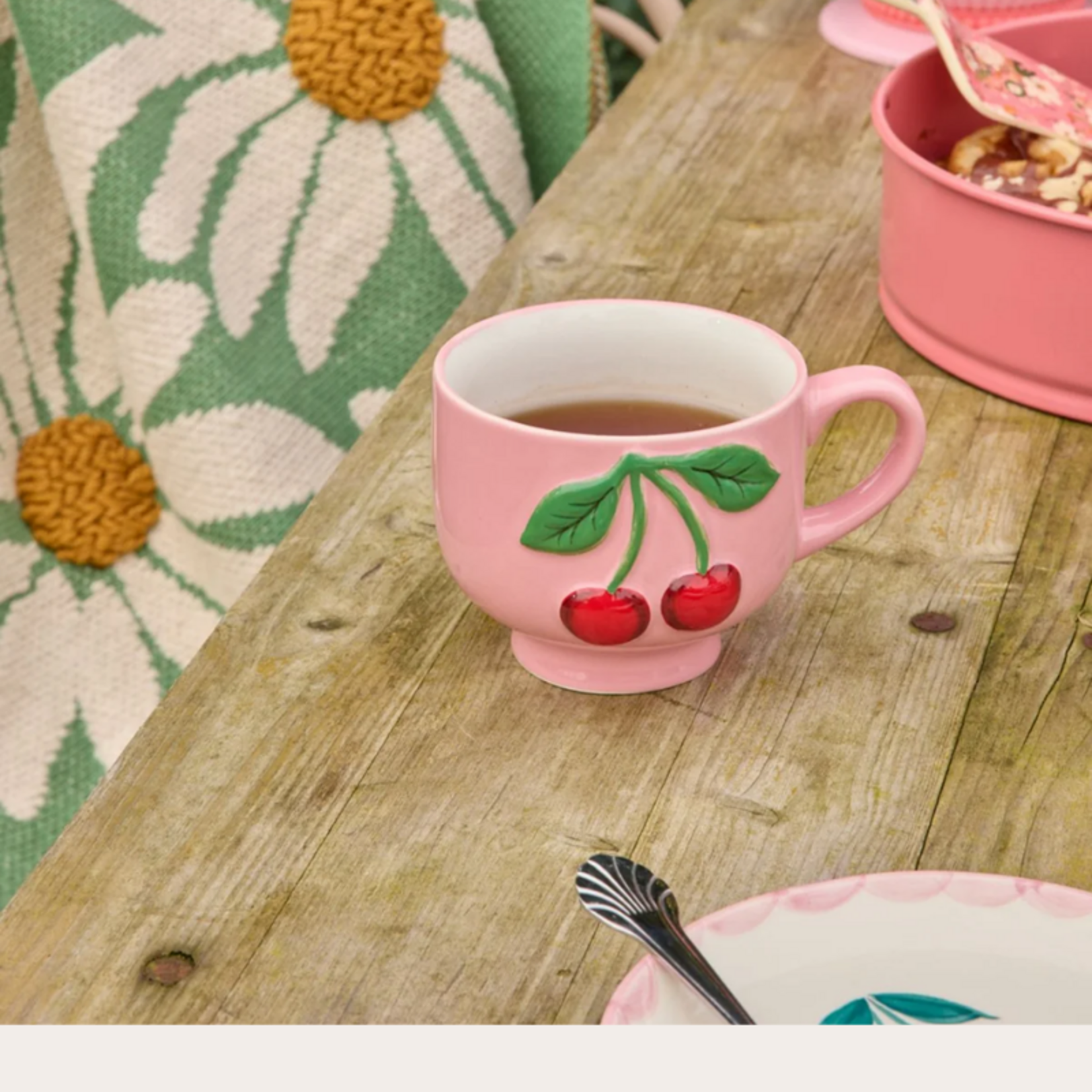 Theemok - Rose - Kers - roze