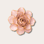 Keramieken bloem - Camelia roze